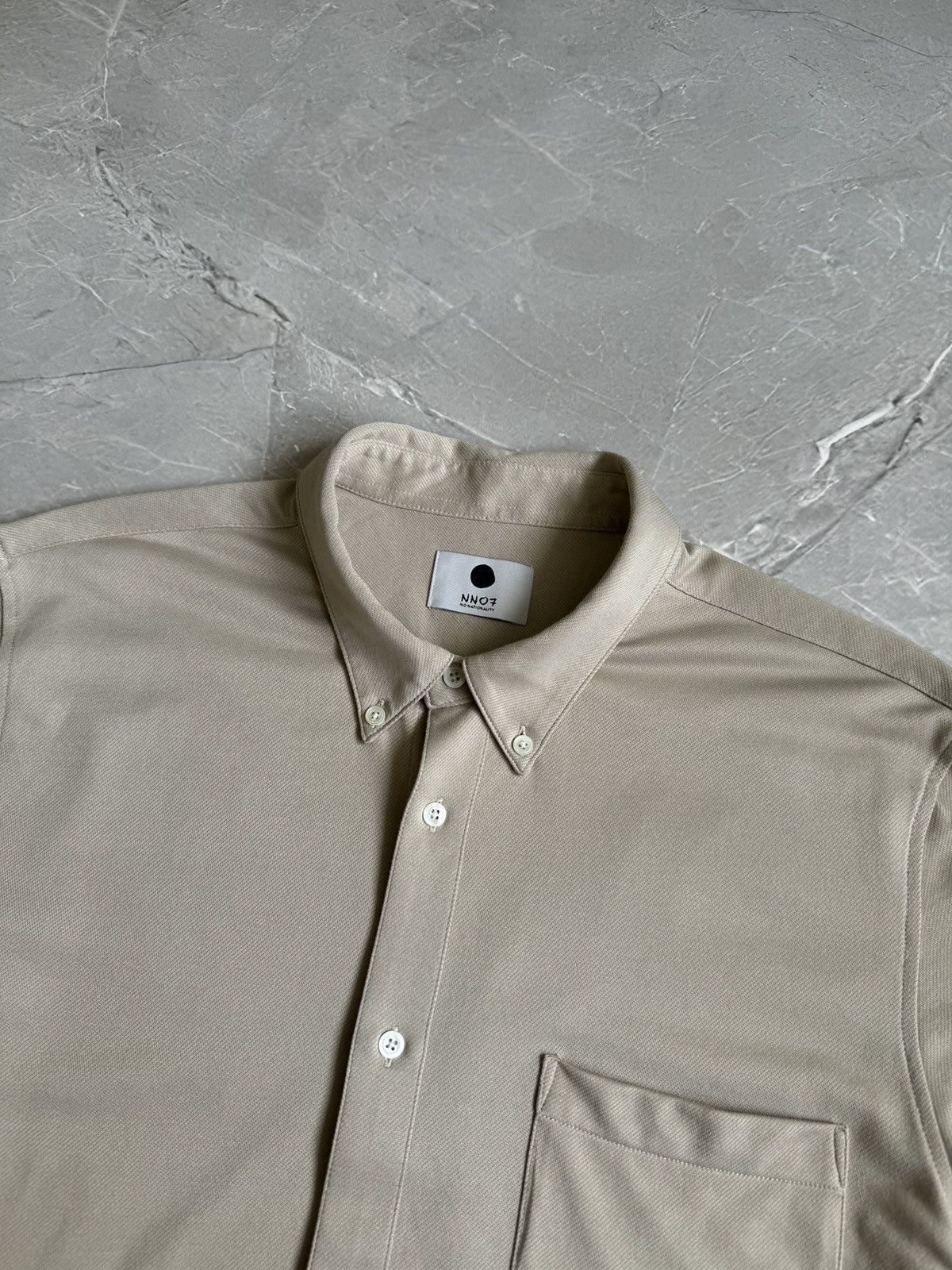 NN07 NN07 No Nationality Falk Shirt Beige Slim Fit Size US XL / EU 56 / 4 - 8 Thumbnail
