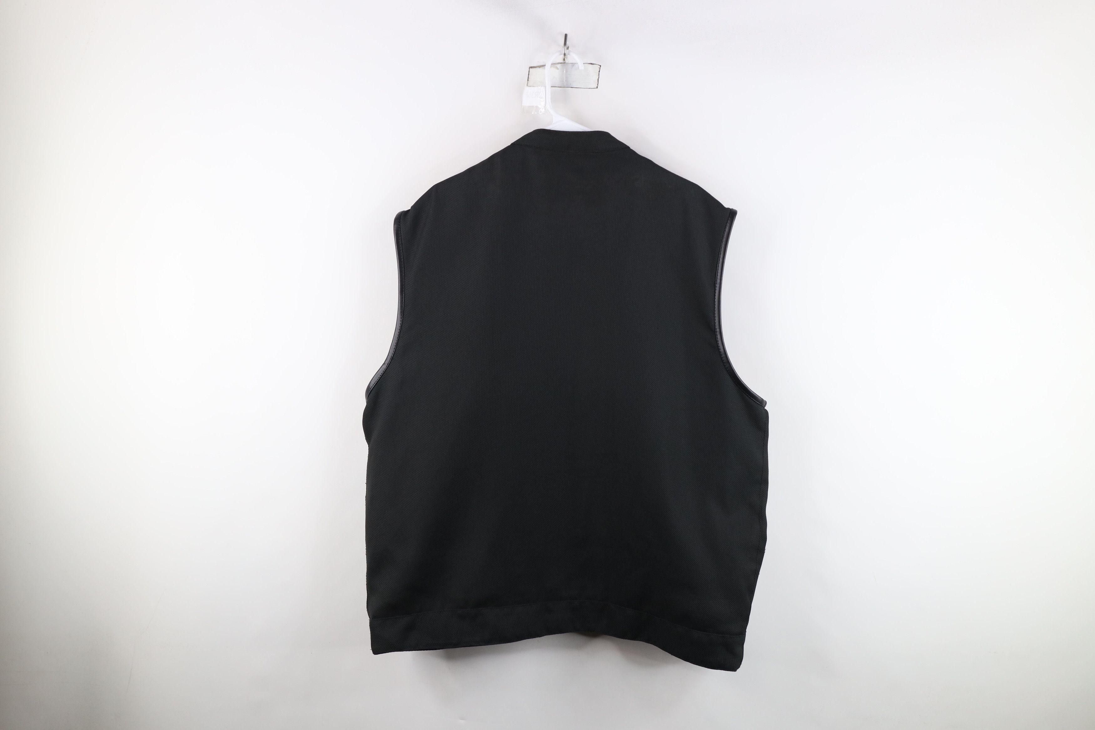Vintage Vintage Vance Leathers Leather Trim Motorcycle Riding Vest Size US XXL / EU 58 / 5 - 13 Thumbnail