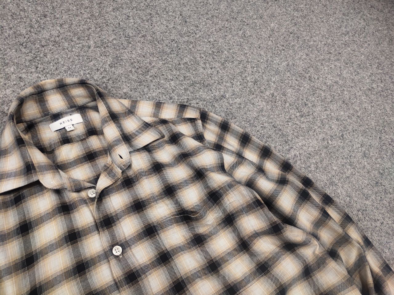 Reiss Reiss Plaid Check casual Button Shirt Long sleeve Flannel Size US M / EU 48-50 / 2 - 7 Thumbnail