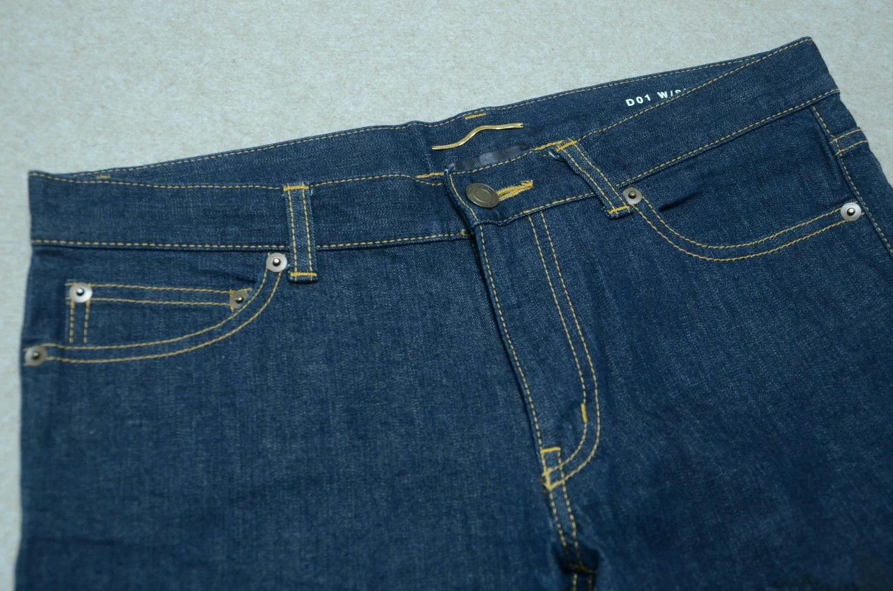 Saint Laurent Paris SLP Hedi D01 Raw Denim 30 Mint Size US 30 / EU 46 - 3 Thumbnail
