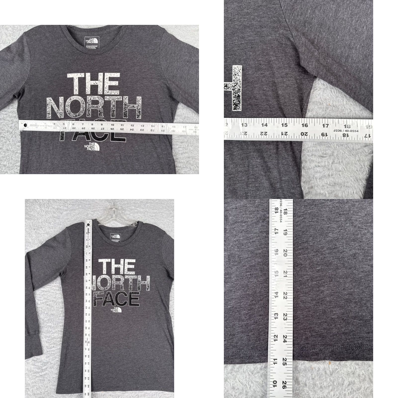 The North Face The North Face Shirt Women XS Gray Long Sleeve Crew Neck Cotton Blend Size XS / US 0-2 / IT 36-38 - 8 Thumbnail