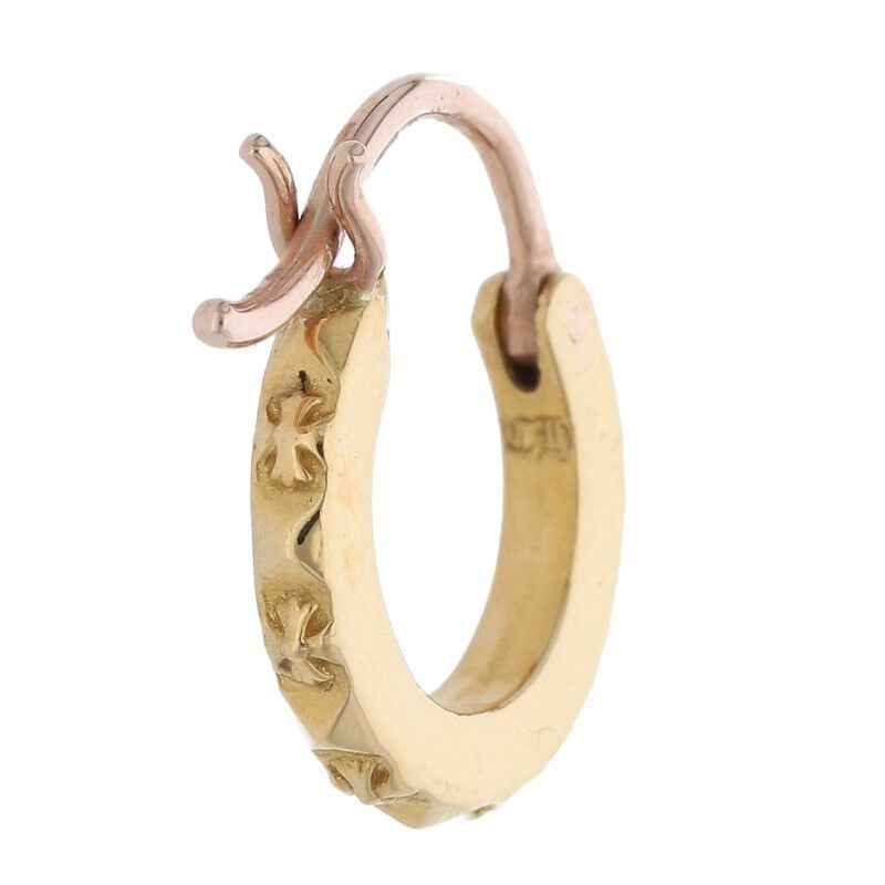 Chrome Hearts Chrome Hearts TFP Tiny Hoop Earring Size ONE SIZE - 2 Thumbnail