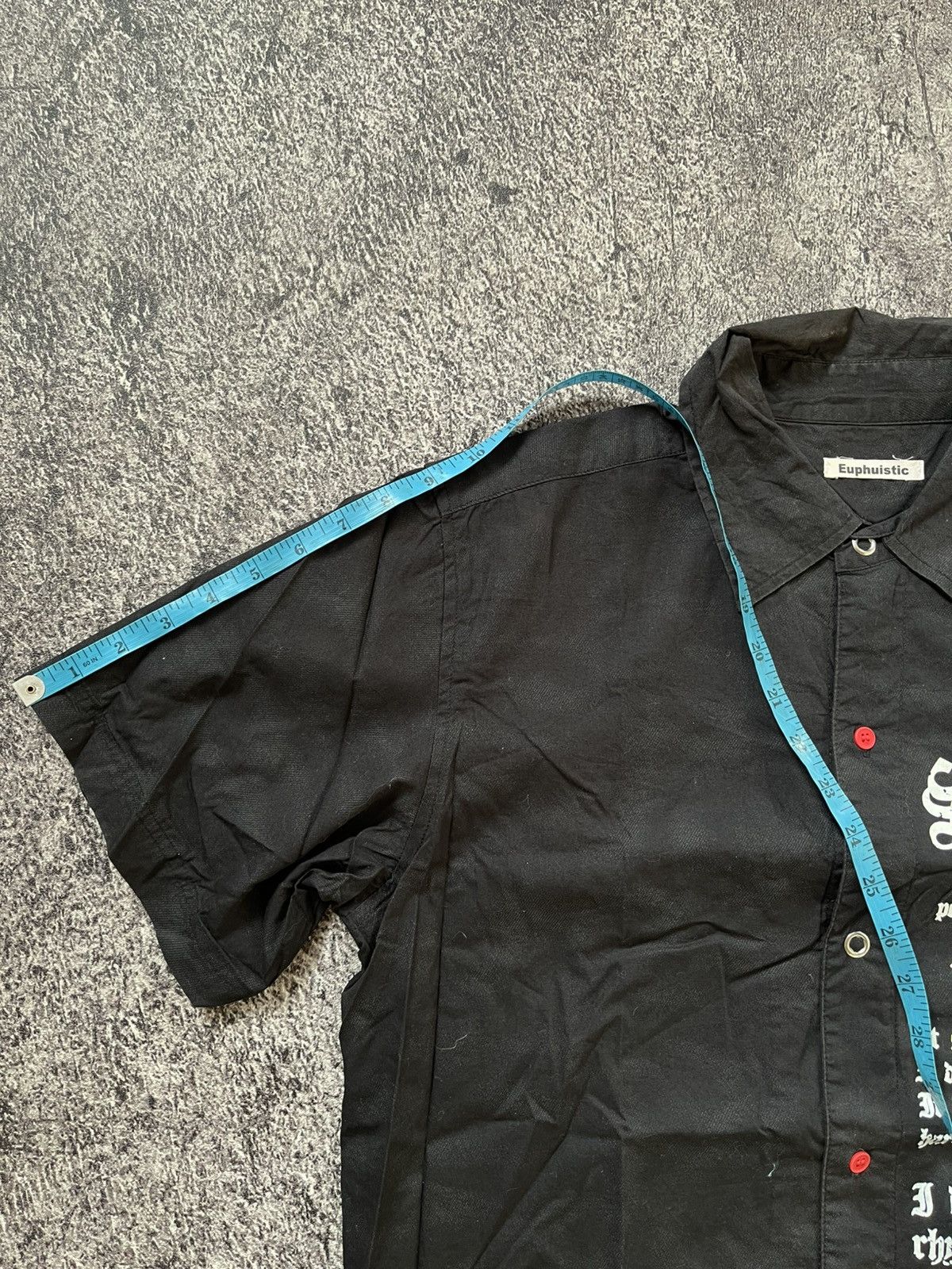 Japanese Brand Y2K Euphuistic laced skull ifsixwasnine shirt Size US L / EU 52-54 / 3 - 10 Thumbnail