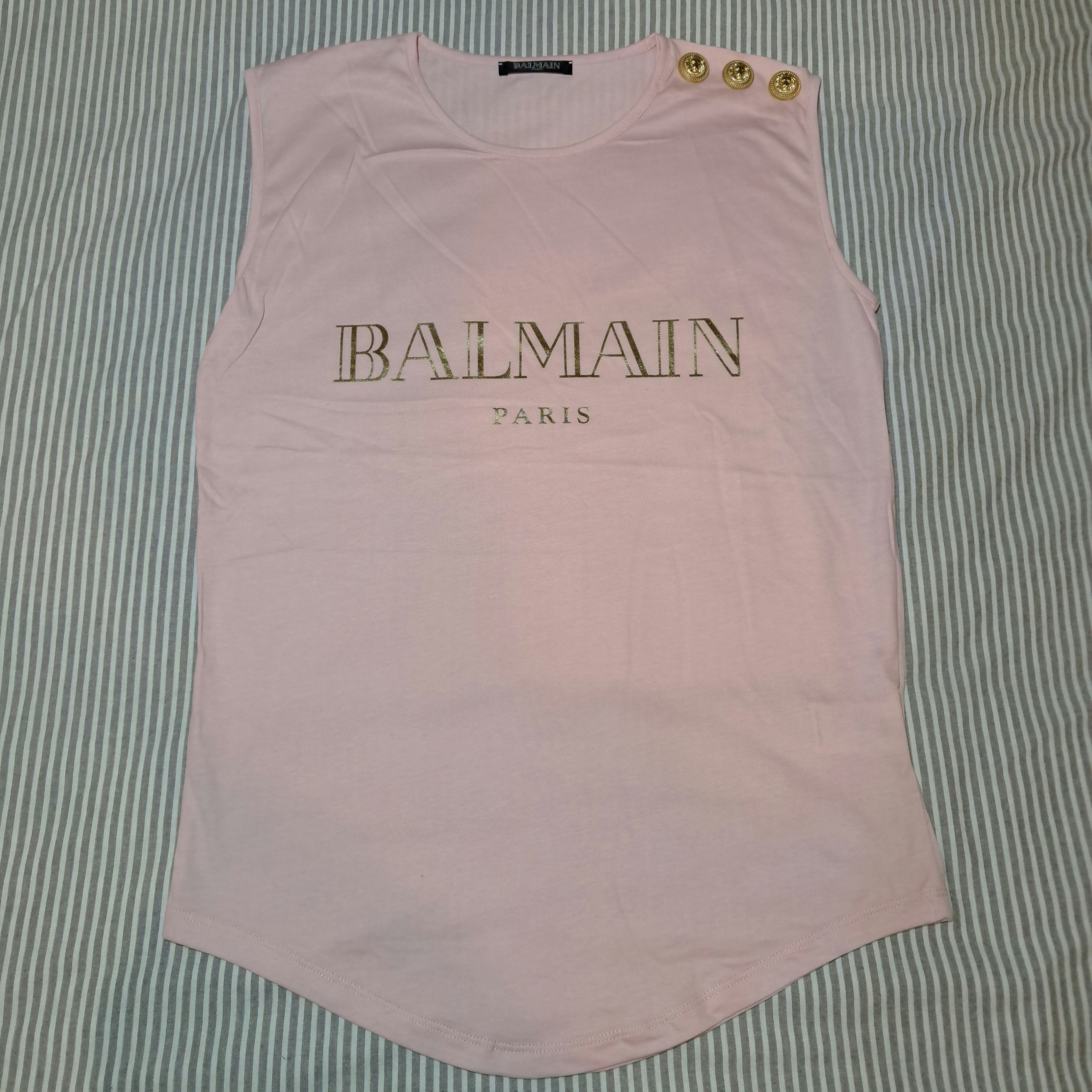 Balmain Balmain Paris Pink Sleeveless Size XXS / US 00 / IT 34 - 1 Thumbnail