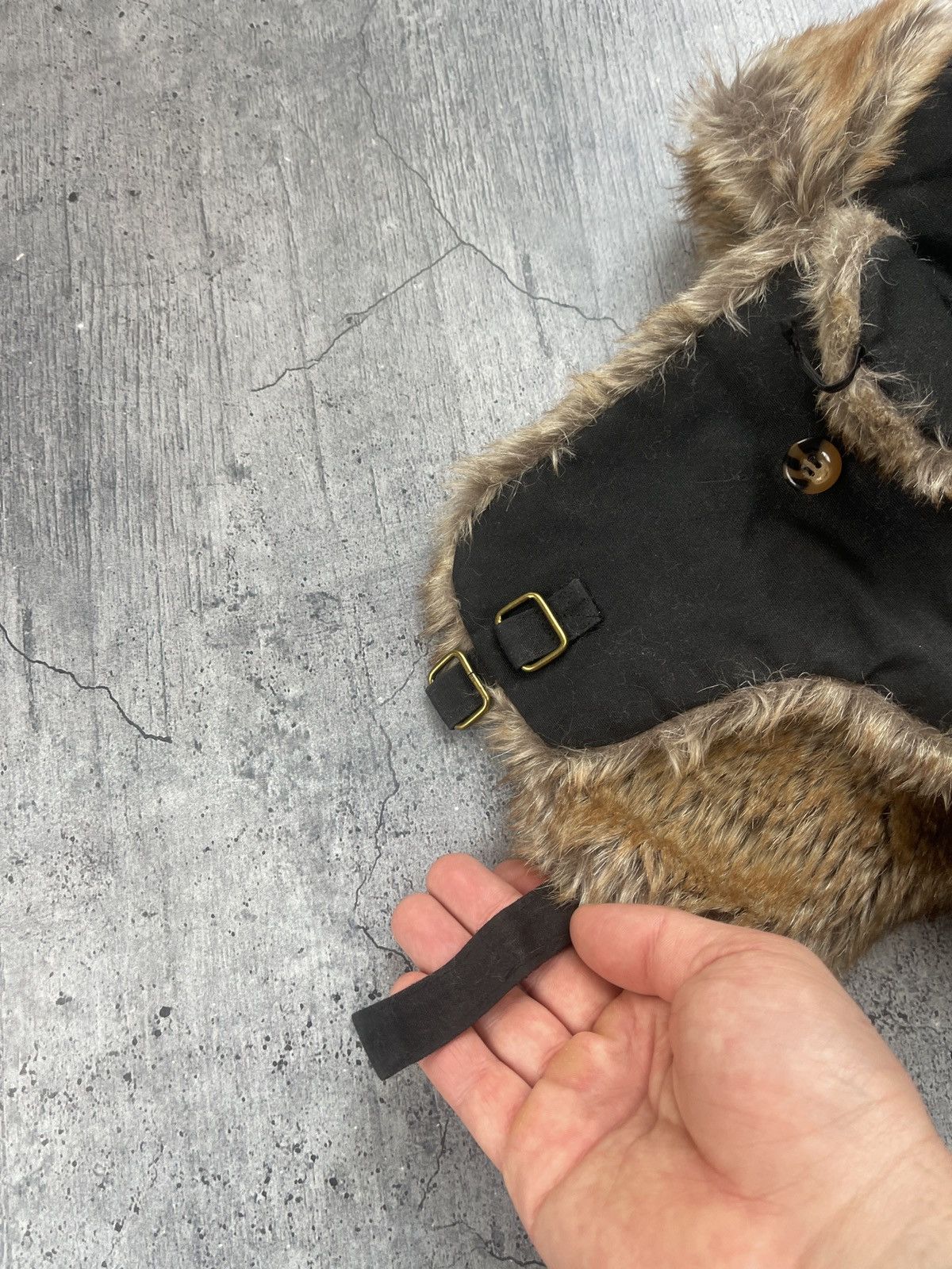 Hysteric Glamour × Japanese Brand × Vintage Amazing Faux Fur Y2K Ushanka Hat (Trapper Hat) Size ONE SIZE - 8 Thumbnail