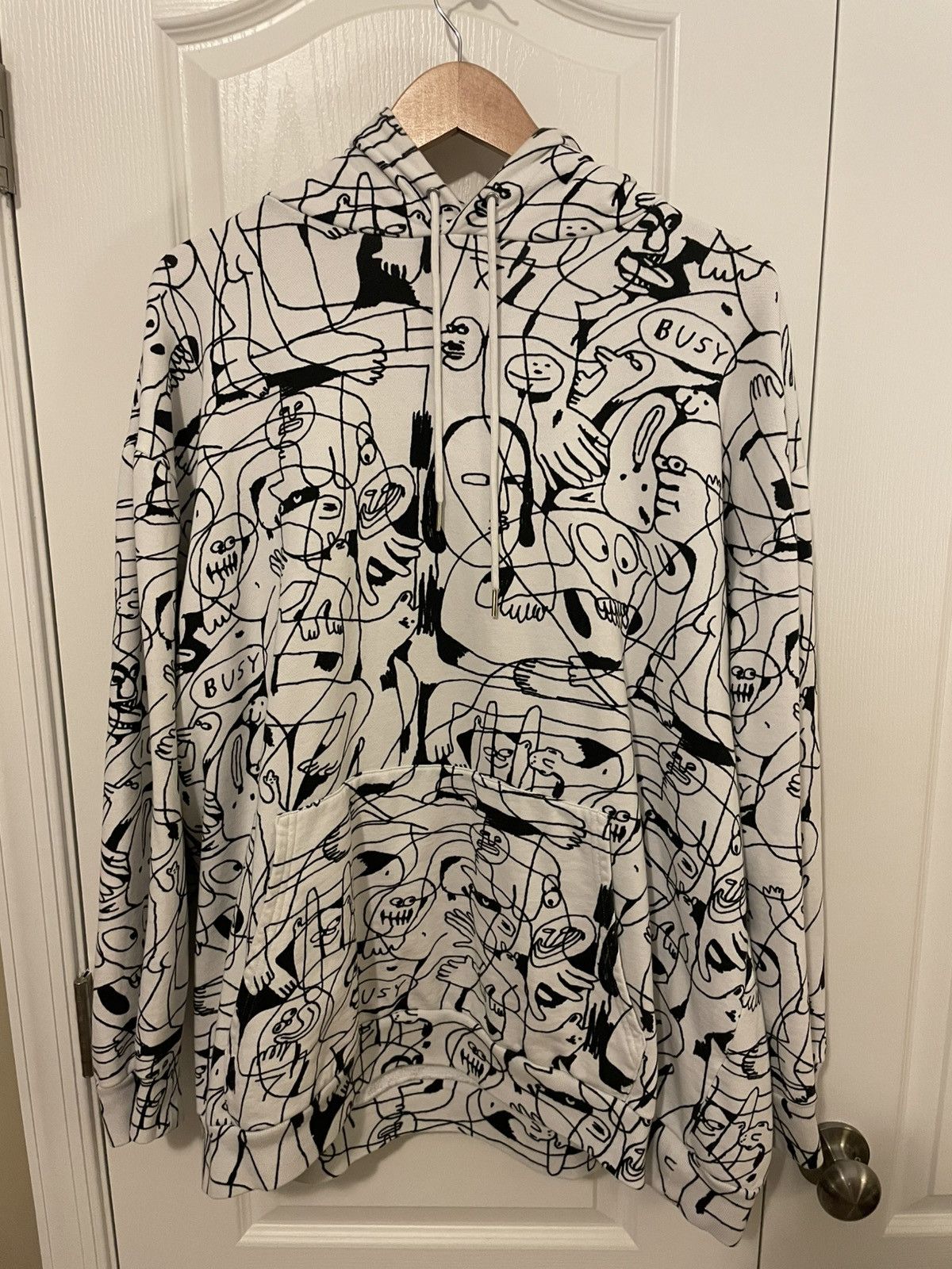 Celine SS22 Cosmic Cruiser ‘Busy’ AOP Hoodie Size US M / EU 48-50 / 2 - 1 Thumbnail