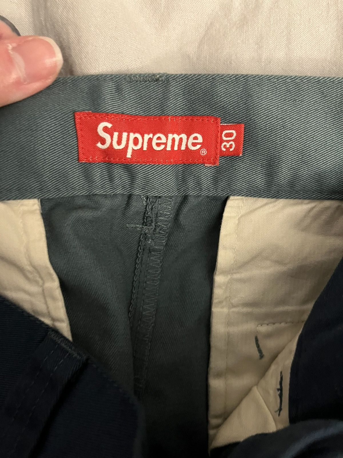 Supreme Supreme splits pants blue and green Size US 30 / EU 46 - 2 Thumbnail
