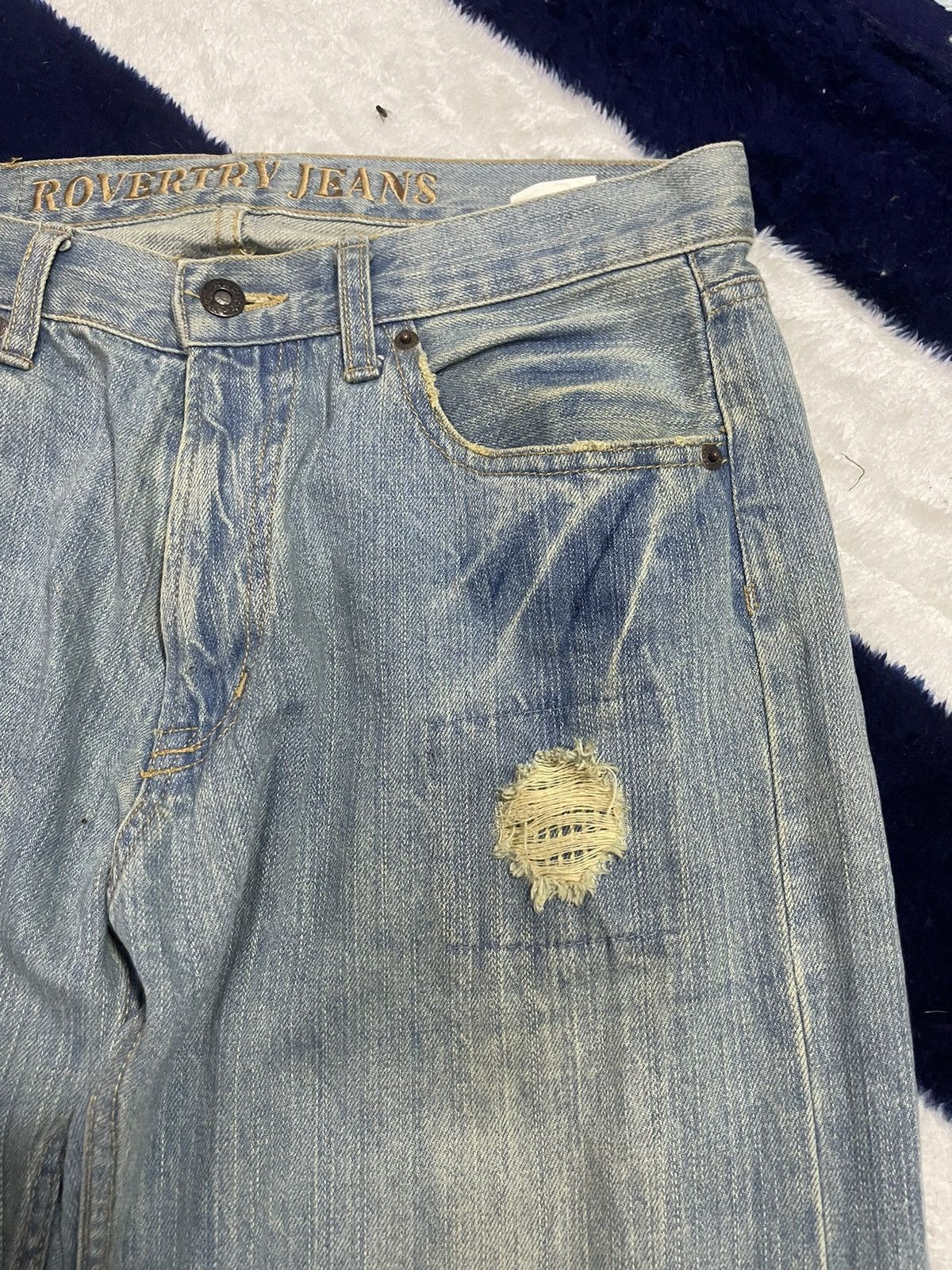 Japanese Brand Rovertry Distressed Jeans (14) Size US 32 / EU 48 - 13 Thumbnail