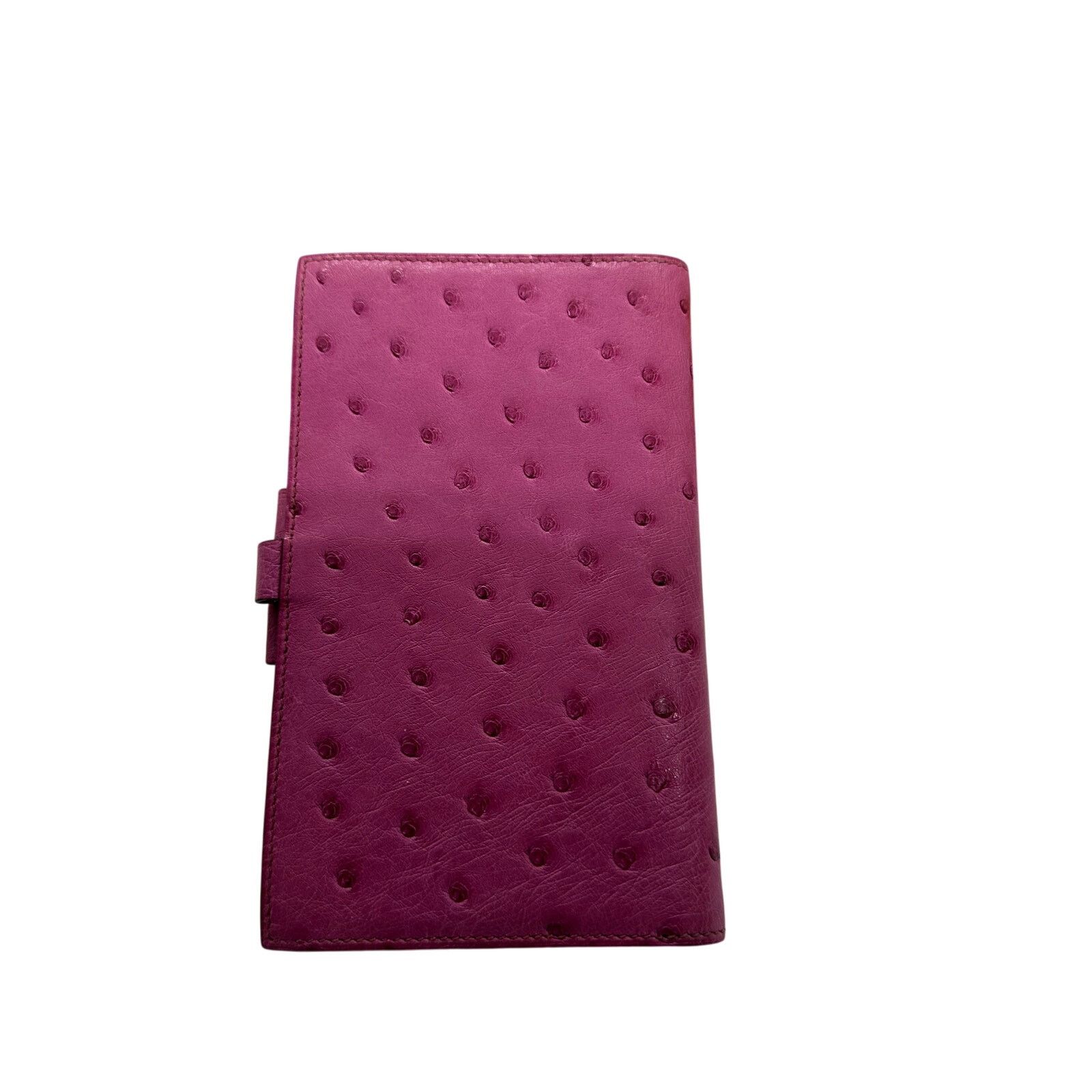 Hermes HERMES Globetrotter NotebookAgenda Ostrich Pink-RARE EUCwbox Size ONE SIZE - 6 Thumbnail