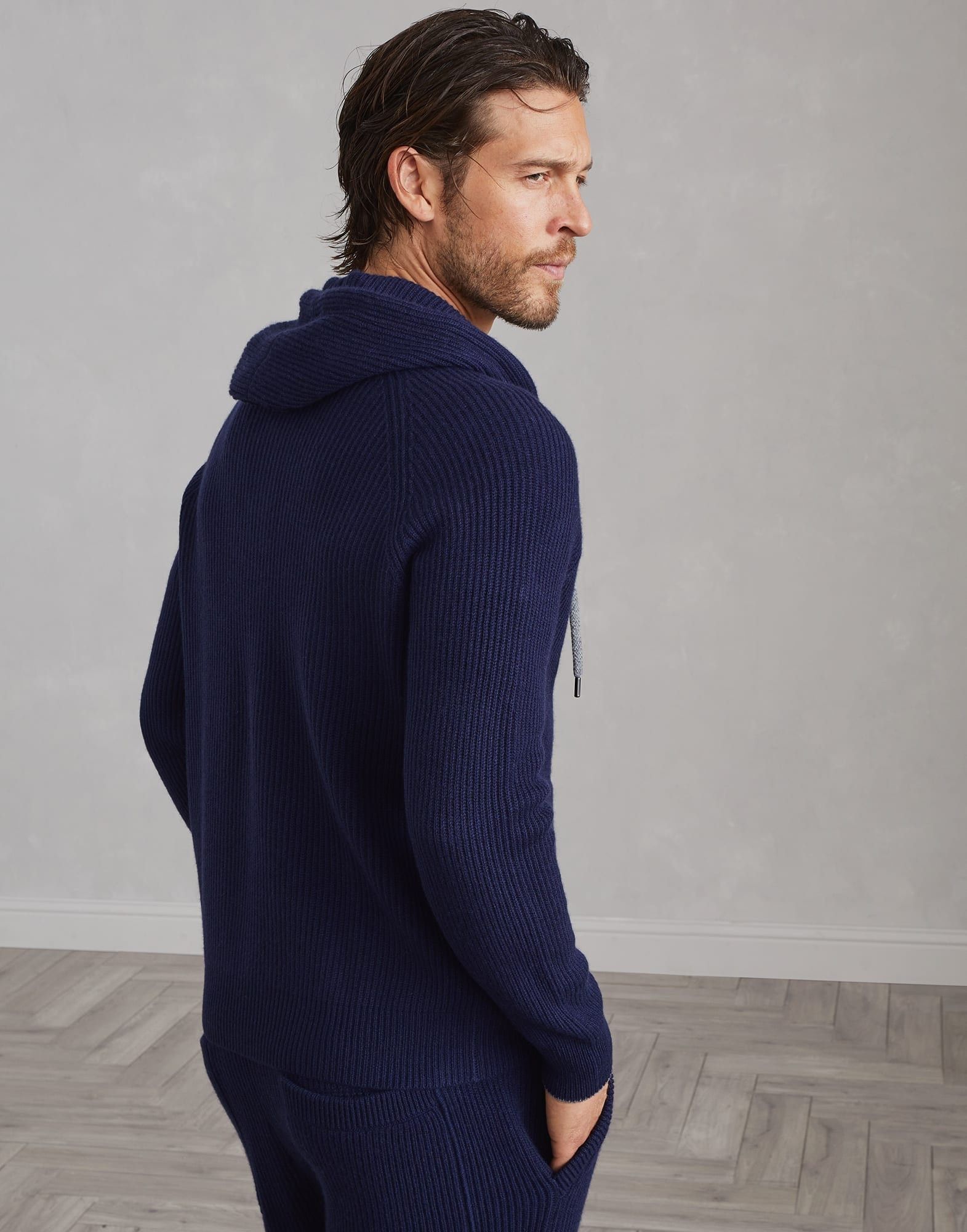 Brunello Cucinelli o1la1rc1a0925 Cashmere Cardigan in Blue Size US M / EU 48-50 / 2 - 2 Thumbnail