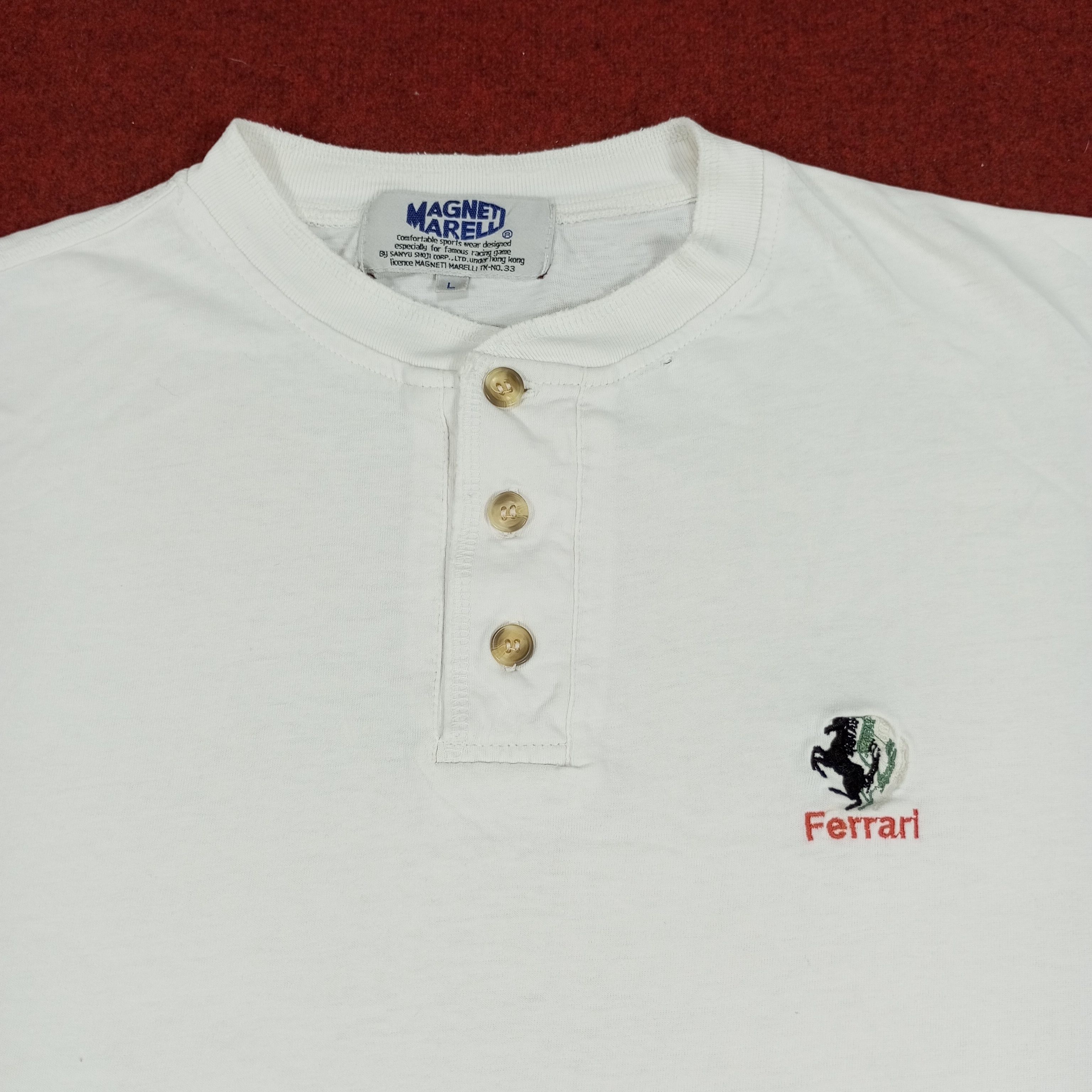 Ferrari × Vintage Ferrari Magneti Marelli Small Logo Tshirt Size US M / EU 48-50 / 2 - 2 Thumbnail