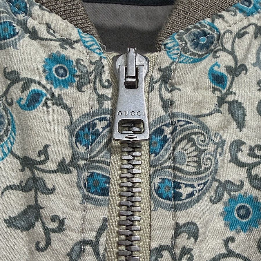 Gucci Authentic Gucci 12 SS Aluminum Transfer Silk Blend Jacket Size US S / EU 44-46 / 1 - 2 Thumbnail