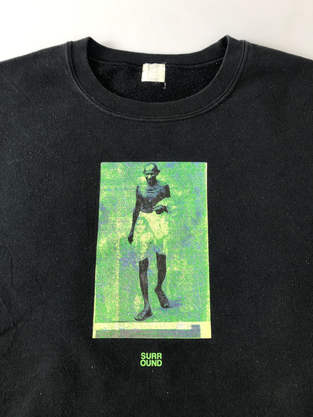 Japanese Brand Surround Kentaro Fukuda Mahatma Gandhi Screen Printed Size US L / EU 52-54 / 3 - 4 Thumbnail