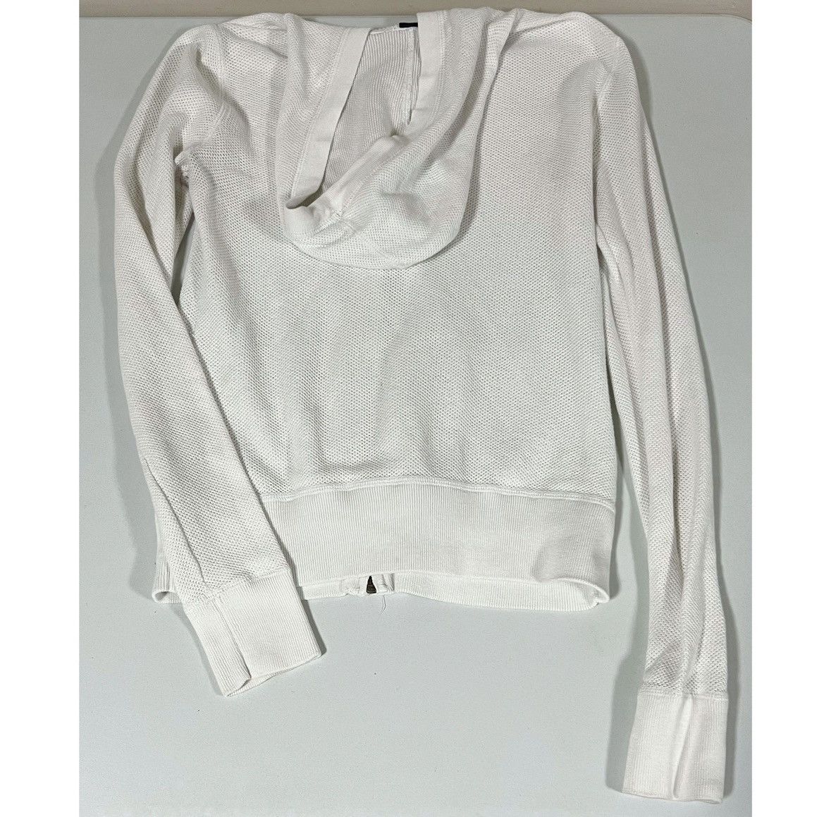 Gap GAP White Zipper Sweater Sweatshirt Hoodie Outerwear Size S🤍 Size S / US 4 / IT 40 - 3 Thumbnail