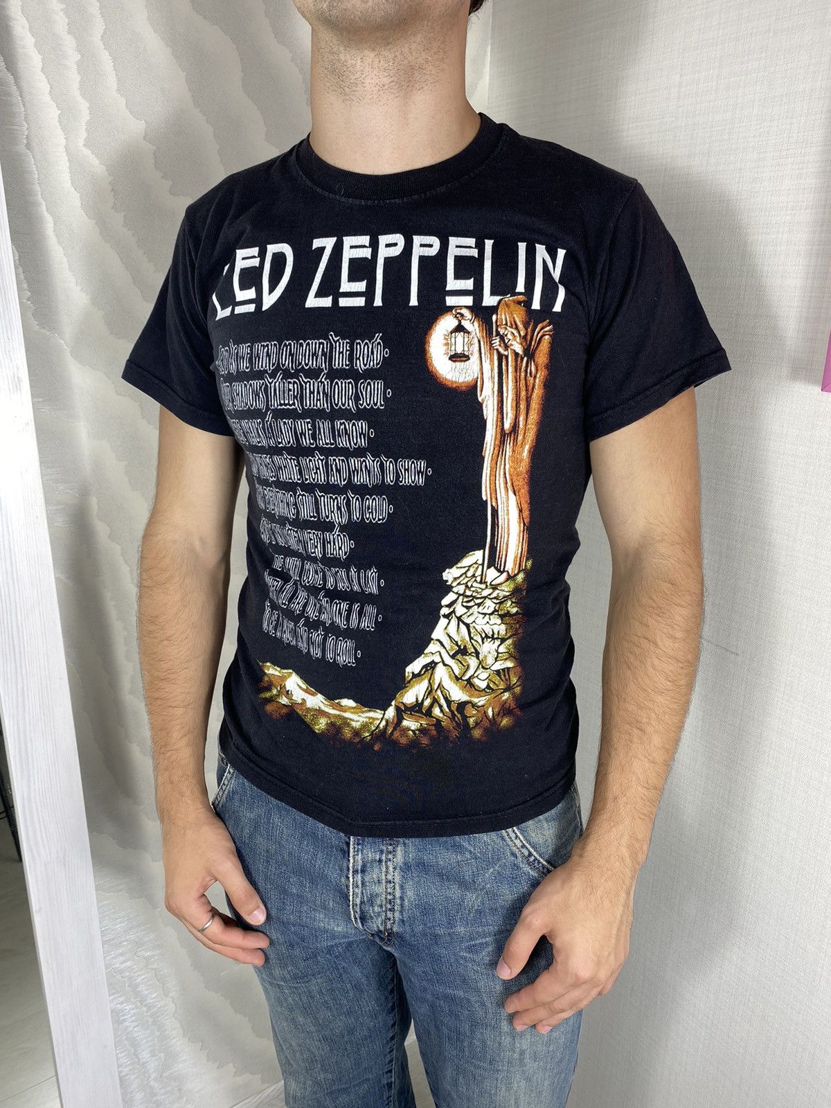 Band Tees × Led Zeppelin × Vintage Led Zeppelin Death T Shirt Size US S / EU 44-46 / 1 - 12 Thumbnail