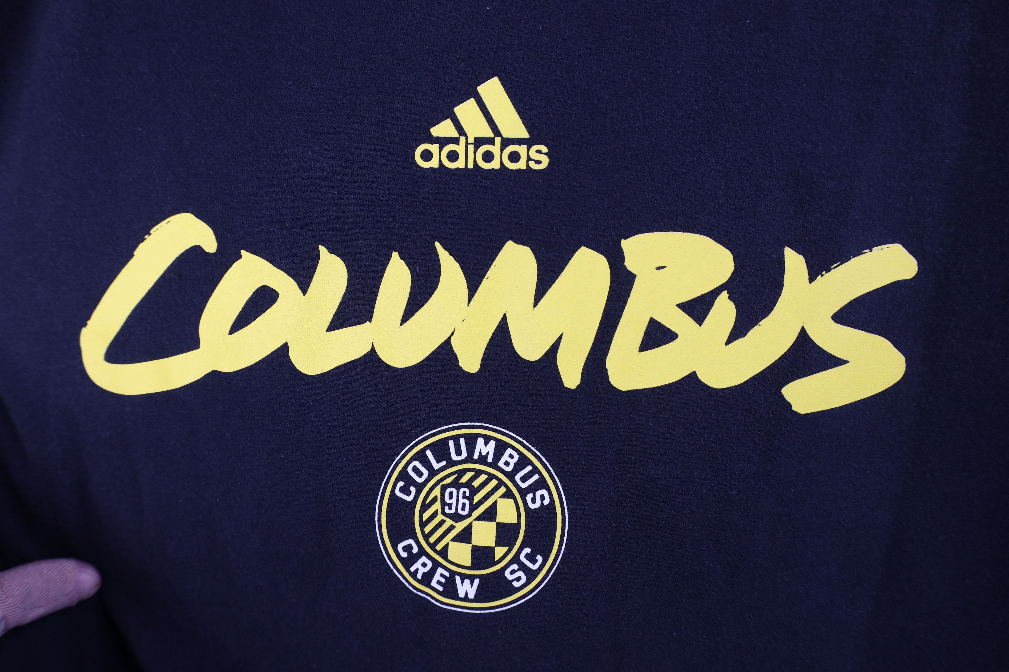 Adidas Adidas Soccer Columbus Crew SC Short Sleeve T-Shirt Black Size US XL / EU 56 / 4 - 4 Thumbnail