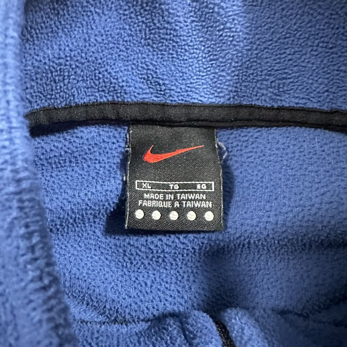 Nike Vintage 90s Nike Alpha Project Blue Fleece Quarter Zip Size US XL / EU 56 / 4 - 6 Thumbnail