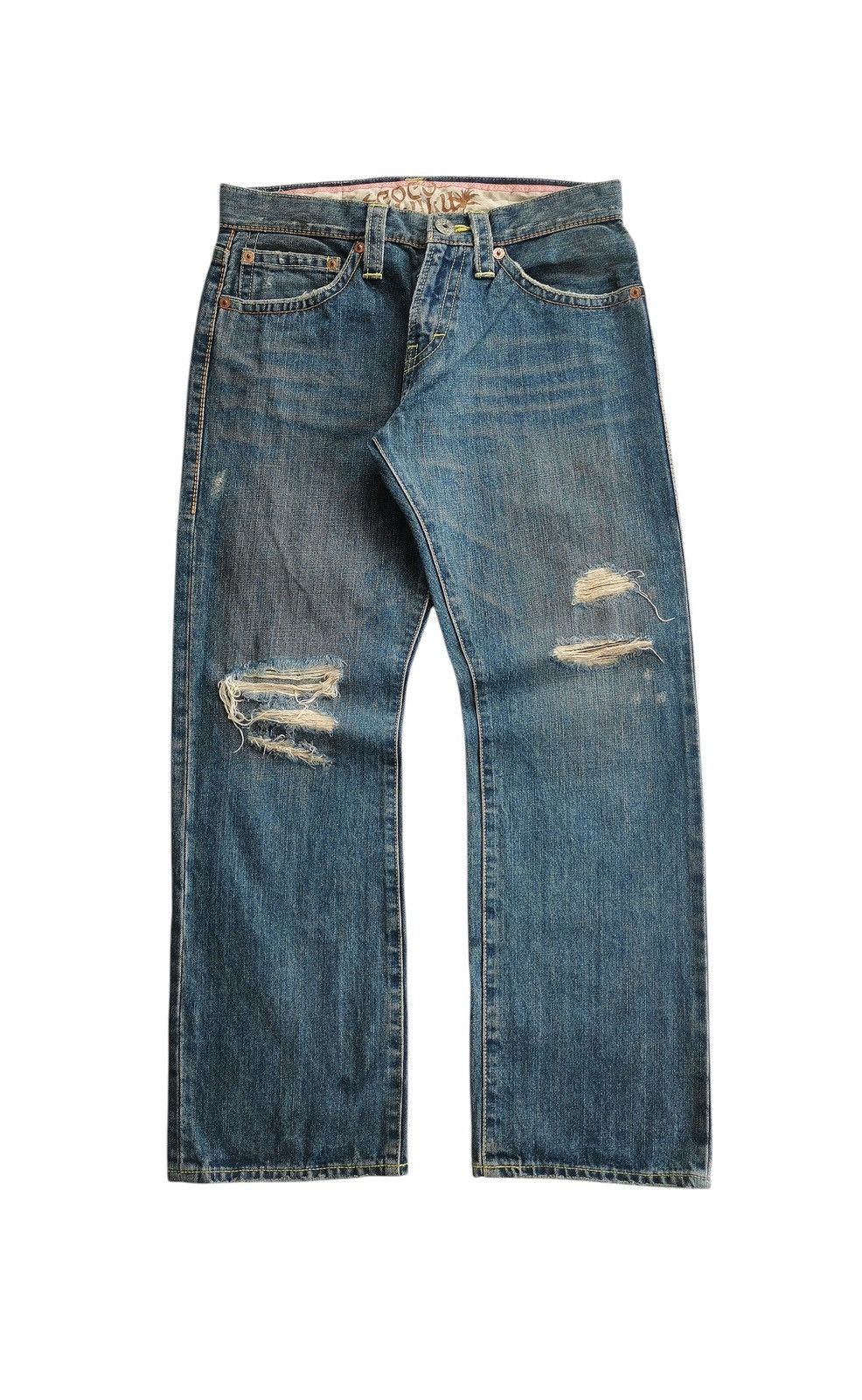 Vintage Vintage COCOLULU Distressed Denim Jeans Japan Size 32x30 Size US 32 / EU 48 - 2 Thumbnail