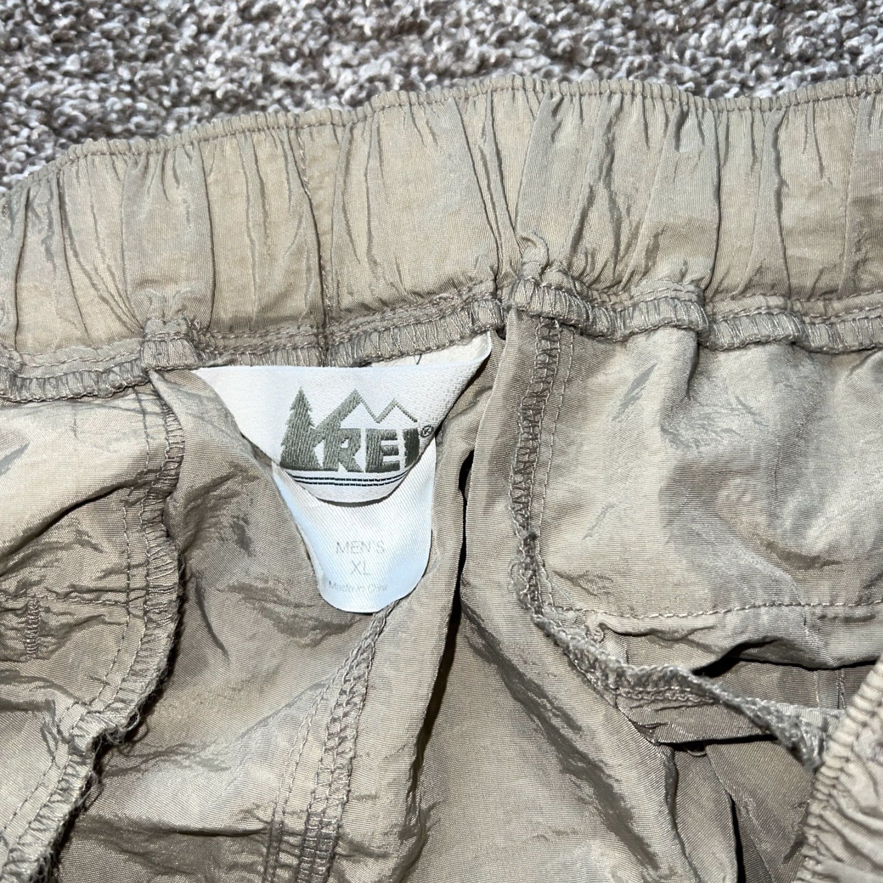Vintage REI Convertible Pants Mens XL 38x33 Nylon Beige Cargo Size US 36 / EU 52 - 3 Thumbnail
