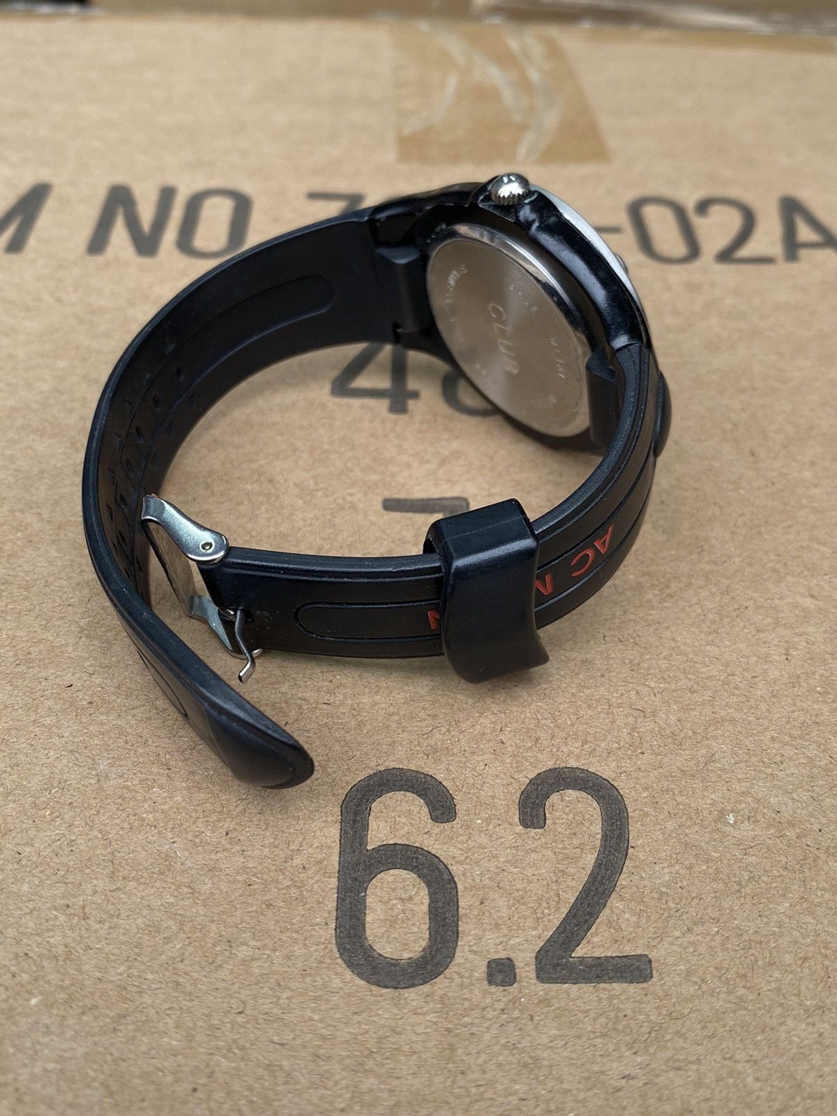 Jewelry × Vintage AC Milan Black Sport Watch - Japanese Brand Size ONE SIZE - 5 Thumbnail