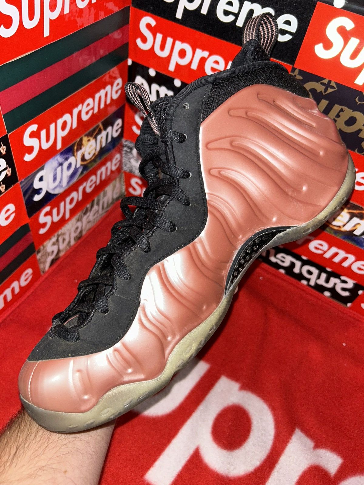 Nike Nike Air Foamposite One Rust Pink 314996-602 size 12 Size US 12 / EU 45 - 9 Thumbnail