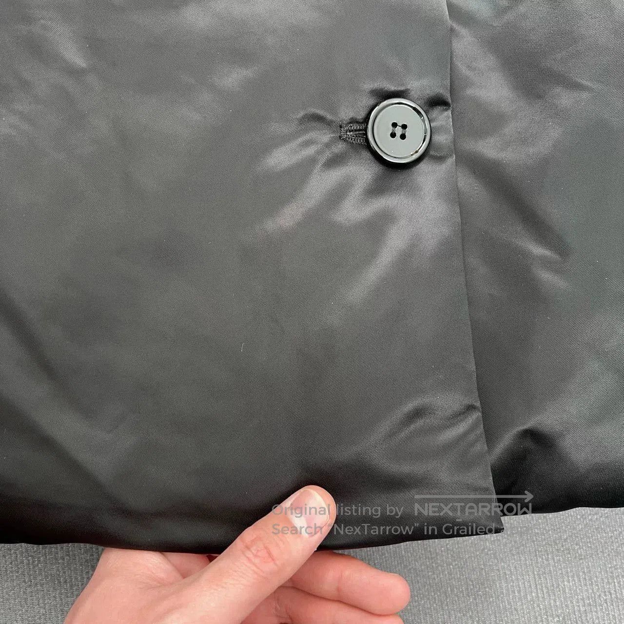 MM6 Maison Margiela MM6 Black Shiny Long Down Coat. Size S / US 4 / IT 40 - 3 Thumbnail