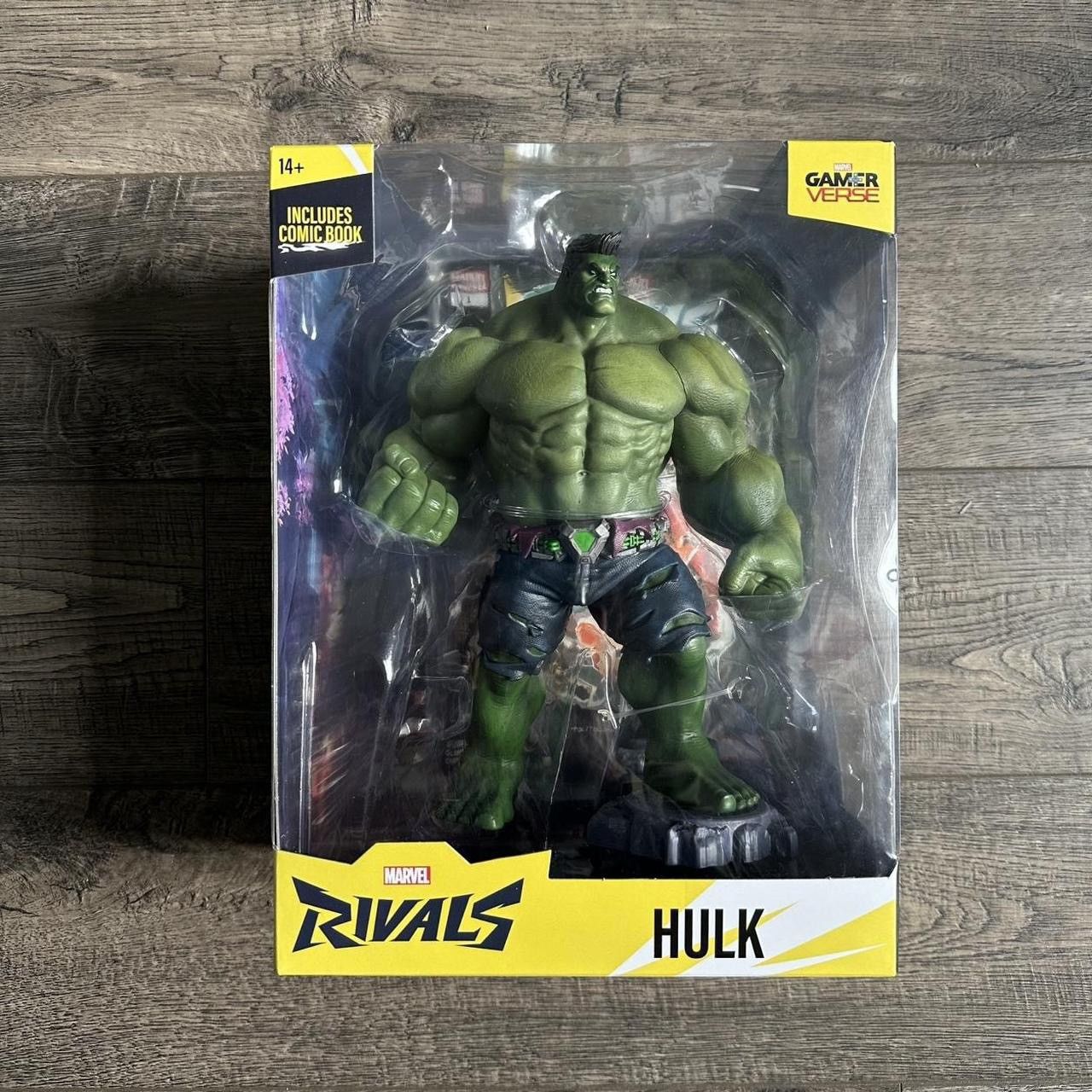 Marvel Comics Rare Marvel Rivals Green HULK McFarlane Comic Action Figure Size ONE SIZE - 1 Thumbnail