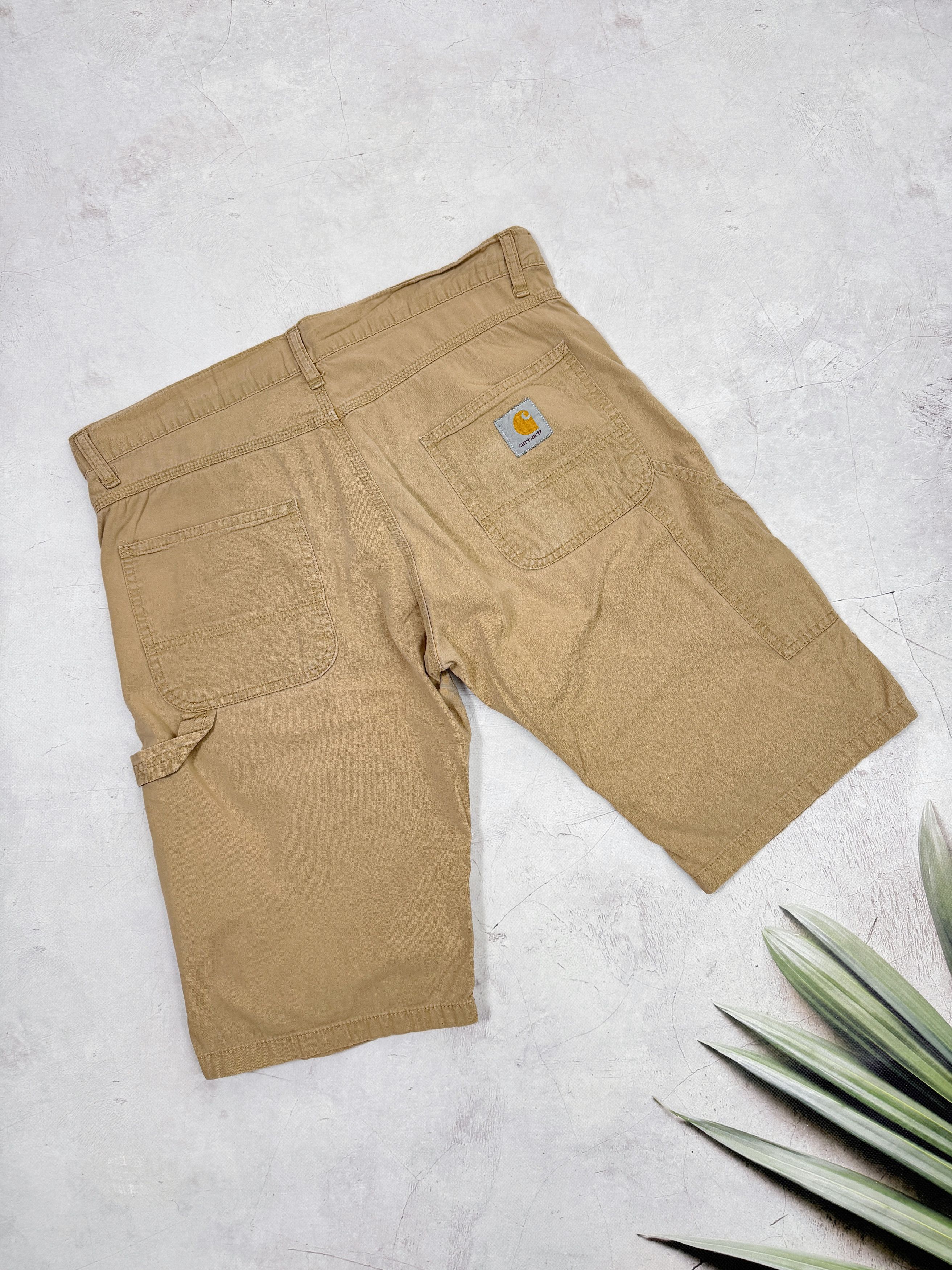 Carhartt × Vintage Carhartt Fort Bermuda Shorts Beige Sand Y2K Size US 32 / EU 48 - 1 Thumbnail