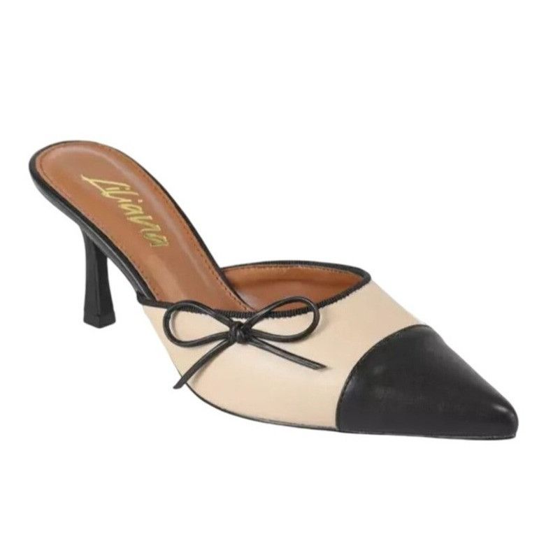 Other LILIANA / Mindi-1 / Vintage-Inspired/ Beige & Black / Sling Size US 10 / IT 40 - 1 Thumbnail