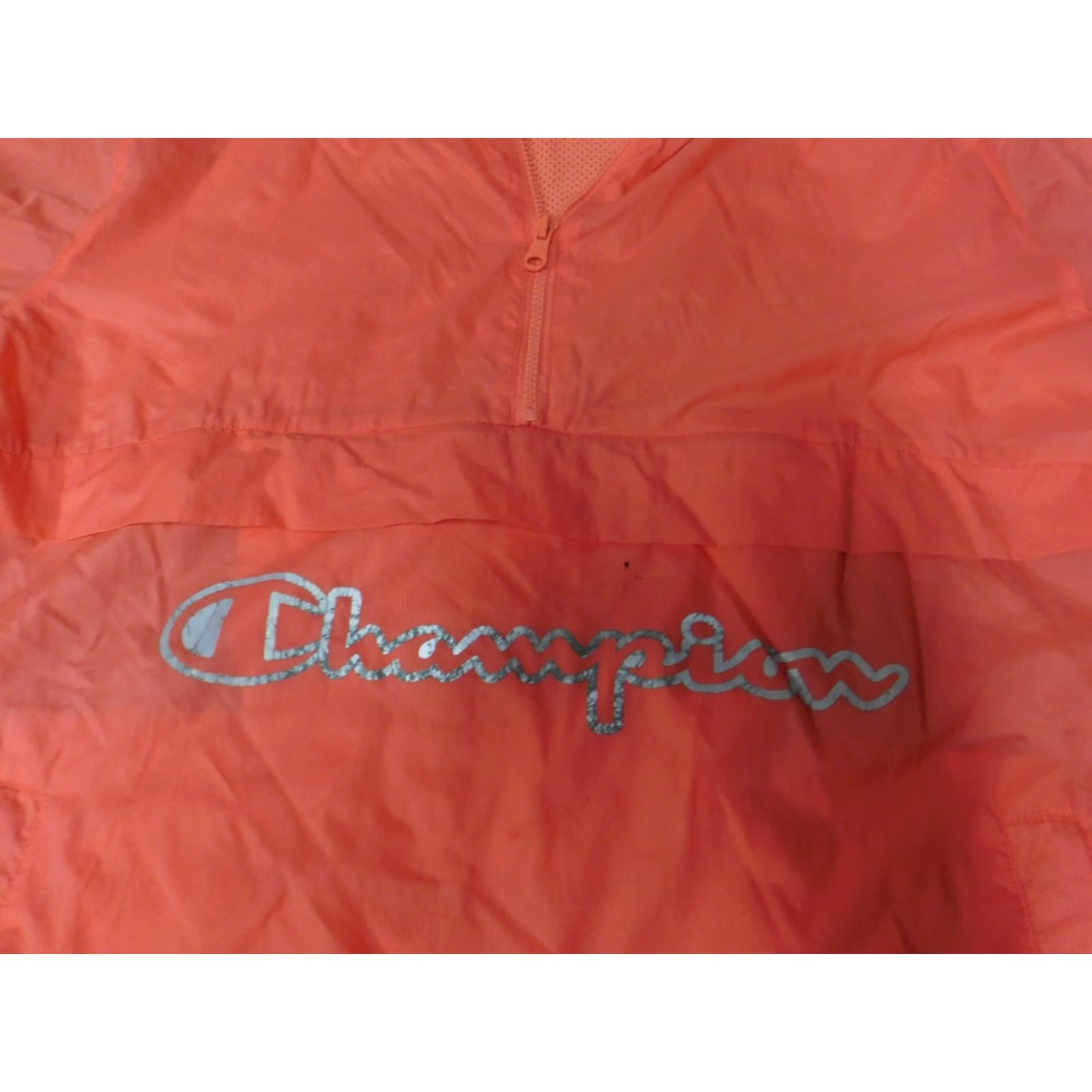 Champion VINTAGE Champion Jacket Mens L pink lightweight windbreaker logo Zip Mid-Length Casual Mens Size US L / EU 52-54 / 3 - 4 Thumbnail