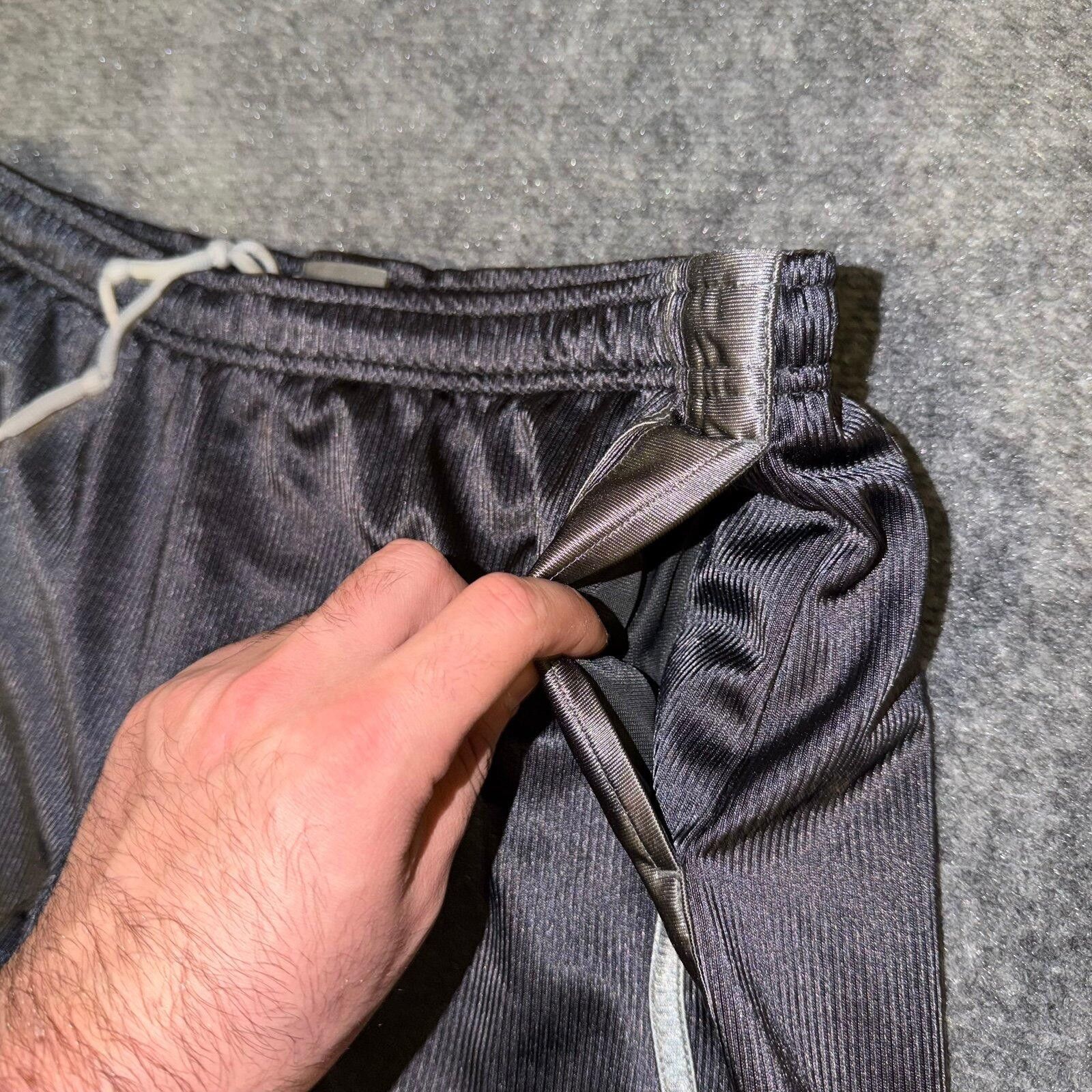 Nike Nike Dark Grey Baggy Dazzle Hoop Mesh Shorts Mens MD Vtg Size US 32 / EU 48 - 2 Thumbnail