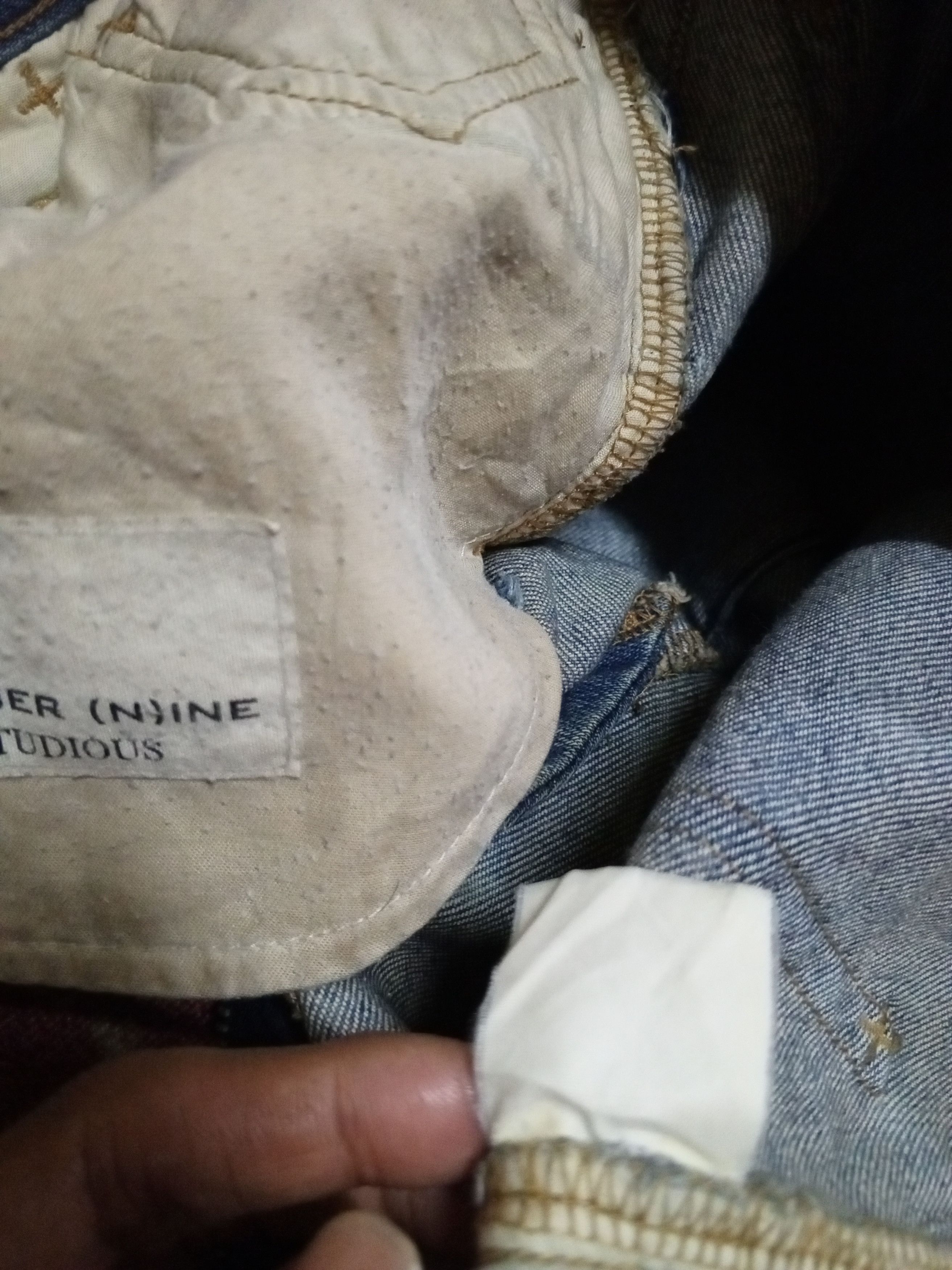 Number (N)ine {💥rare💥} number(n)ine studio jeans Size US 30 / EU 46 - 12 Thumbnail