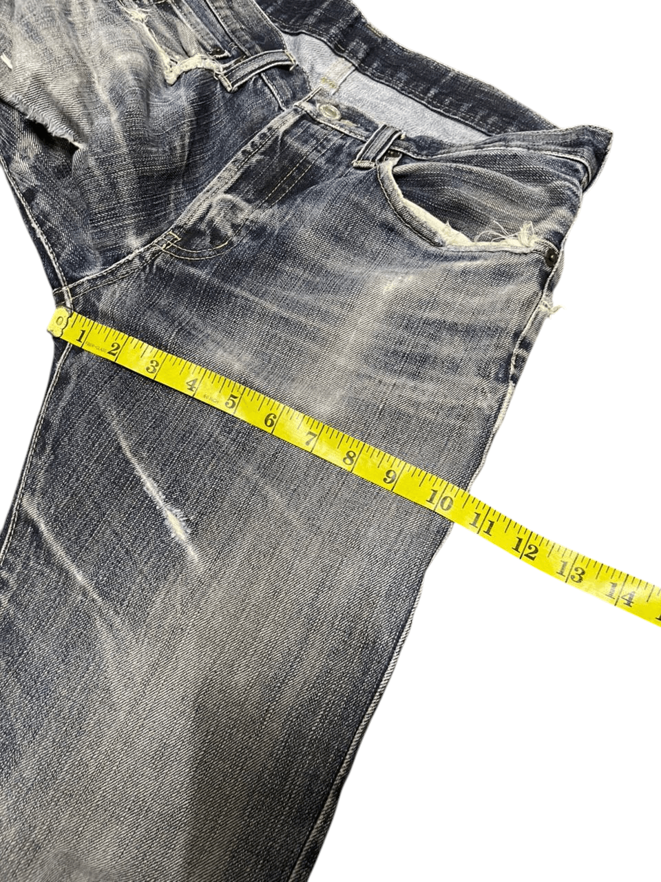 Japanese Brand Takeo Kikuchi Distressed Denim Size US 31 - 8 Thumbnail