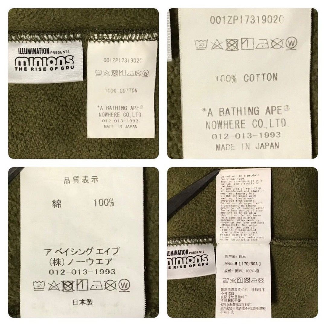 Bape BAPE × Minions Shark full zip Hoodie 1st camo a bathing ape Size US M / EU 48-50 / 2 - 8 Thumbnail