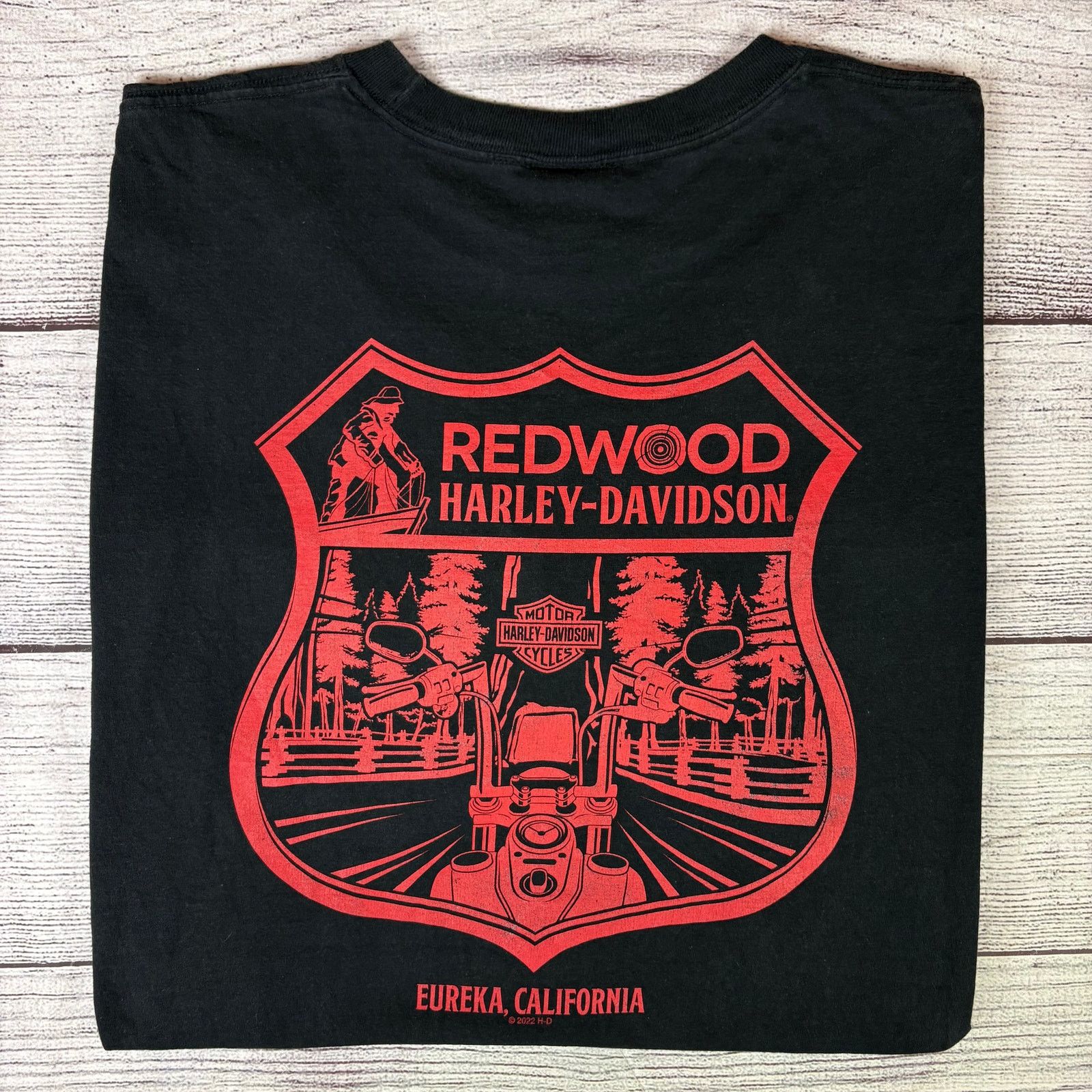 Harley Davidson Harley Davidson Motorcycles Eureka, California T-shirt Size US XXL / EU 58 / 5 - 2 Thumbnail