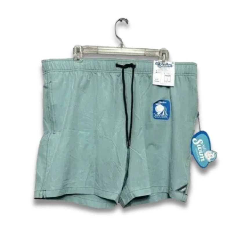 Other Mr. Swim Trunk Adjustable Drawstring Quick-Dry Green XXL NWT Size US 40 / EU 56 - 1 Thumbnail