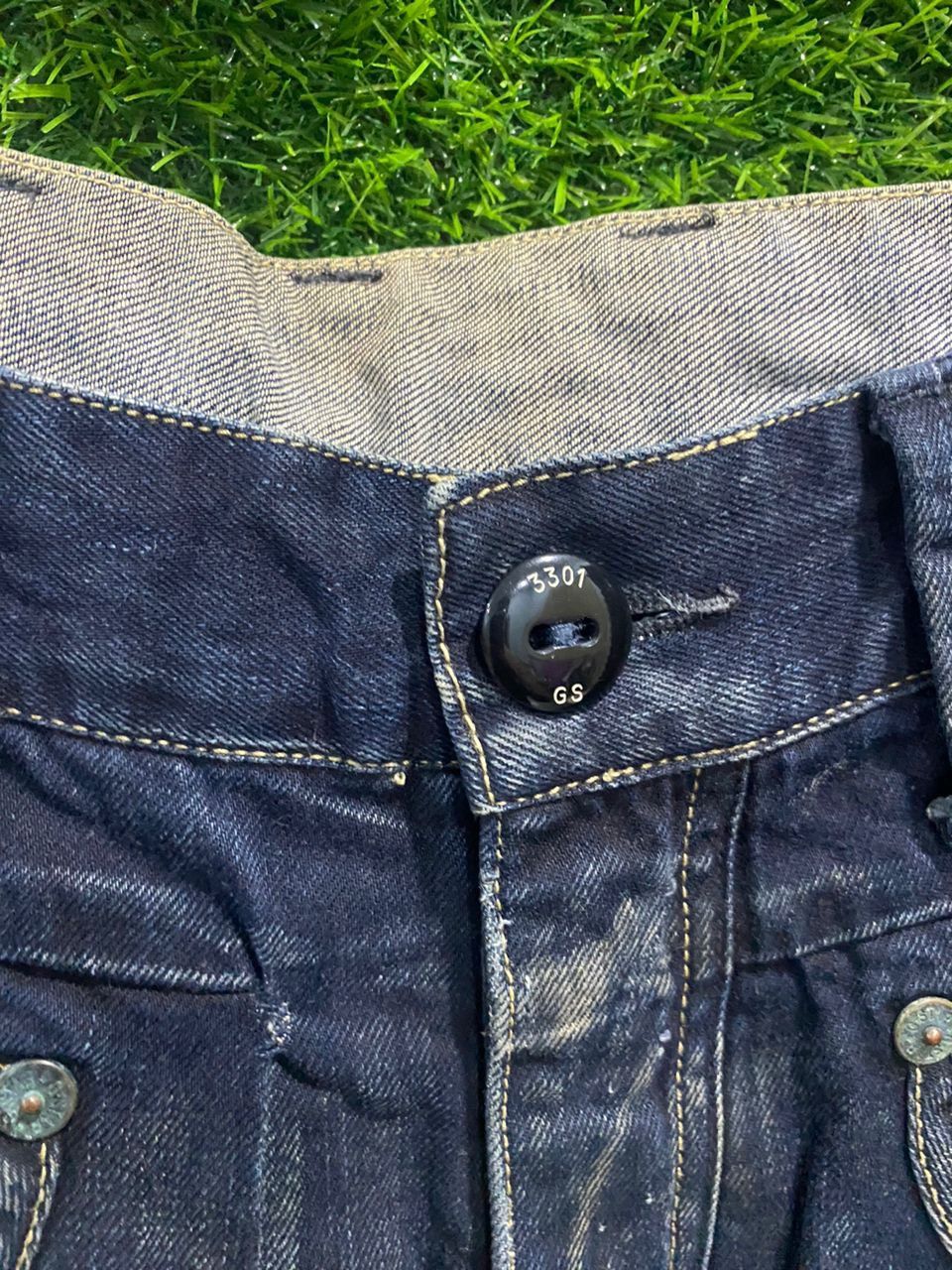 G-Star × Vintage Vintage G-Star Raw Straight Cut Denim Size US 32 / EU 48 - 8 Thumbnail