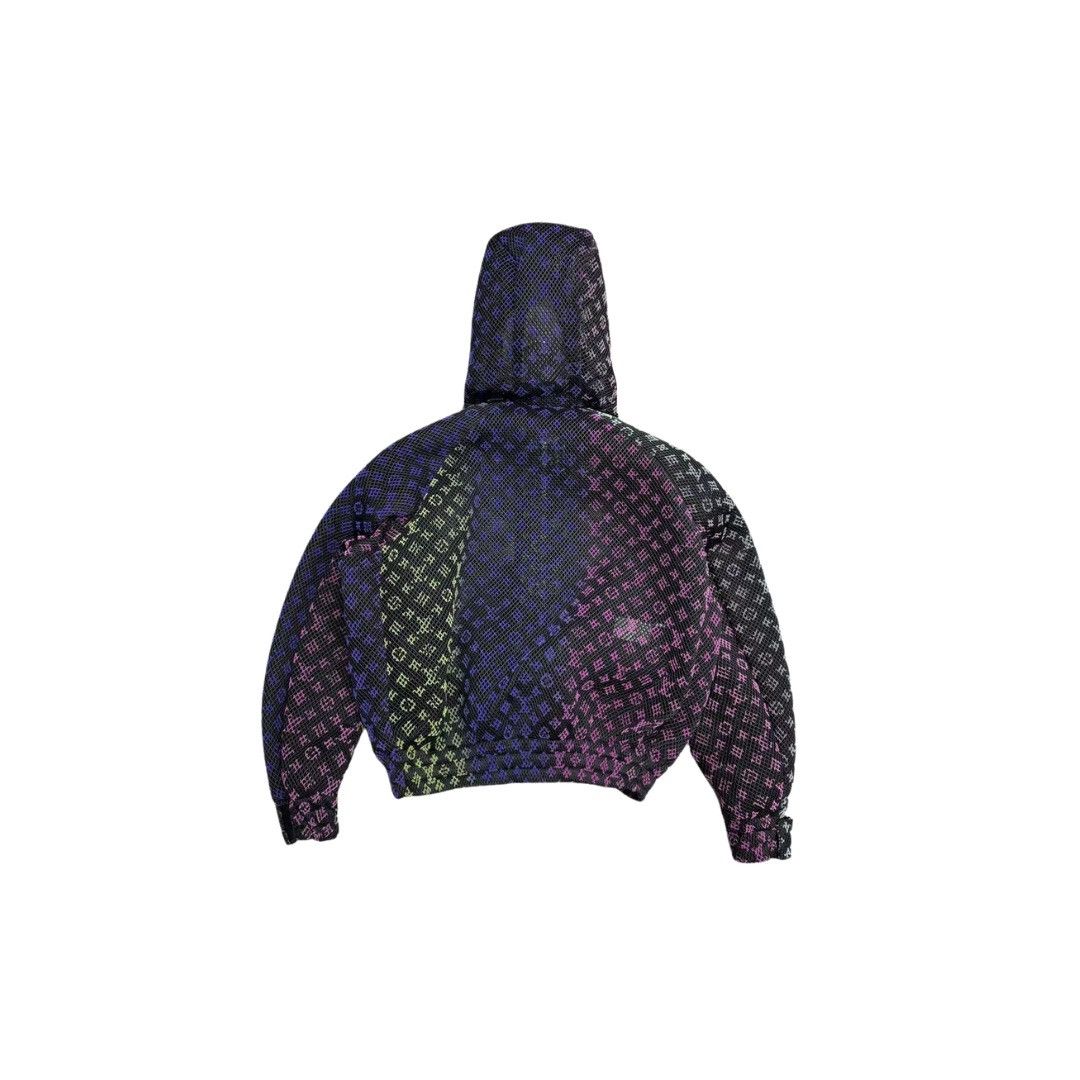 Louis Vuitton Black Gradient Monogram Mesh Hoodie