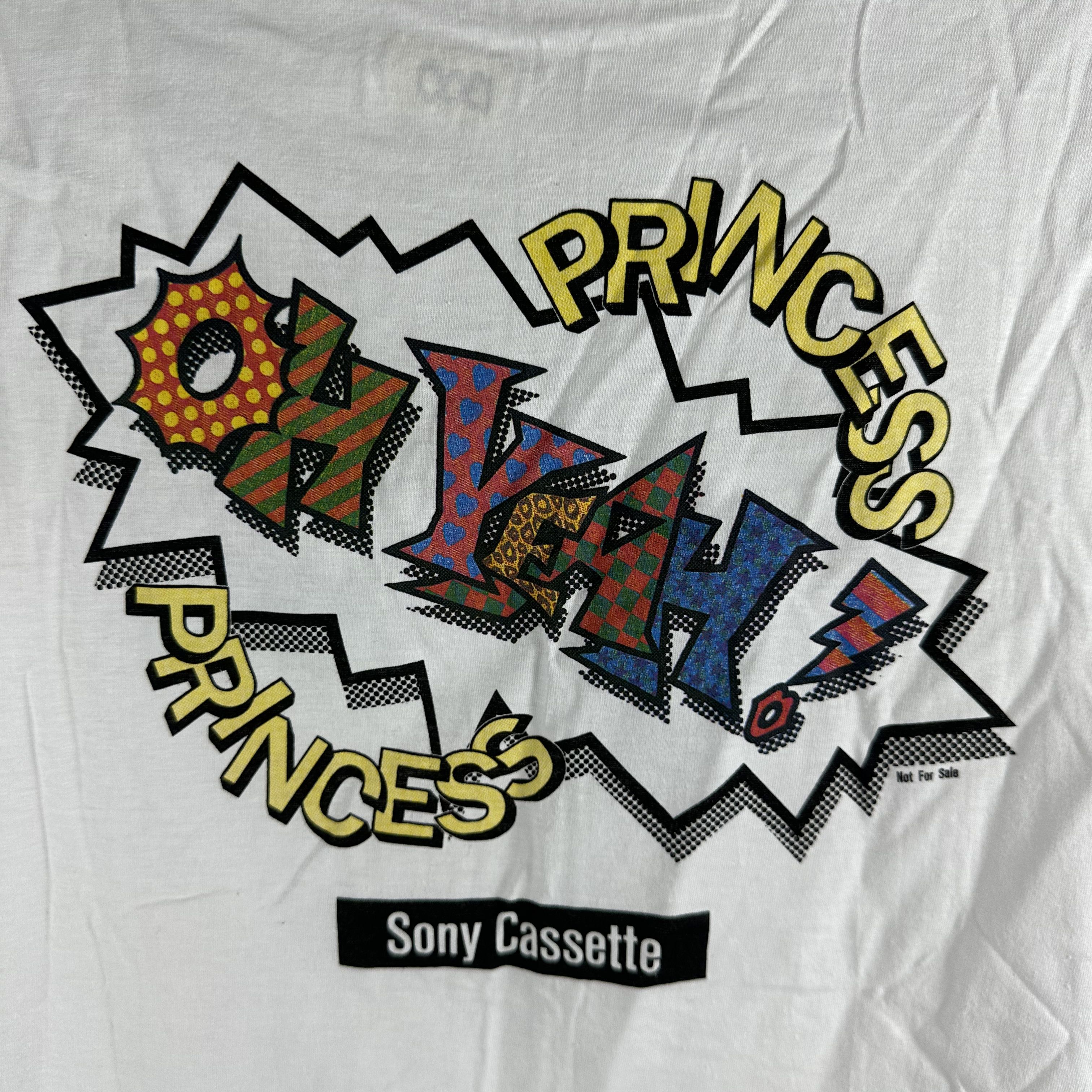 Vintage ​1990 Princess Princess Oh Yeah! Sony Japanese Band T-Shirt Size US L / EU 52-54 / 3 - 4 Thumbnail