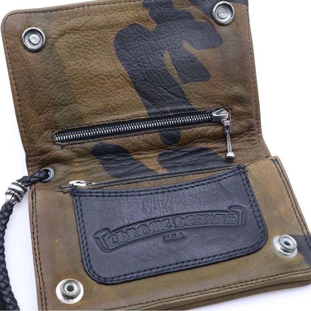 Chrome Hearts CHROME HEARTS 2ZIP STRAP Leather Wallet Size ONE SIZE - 4 Thumbnail