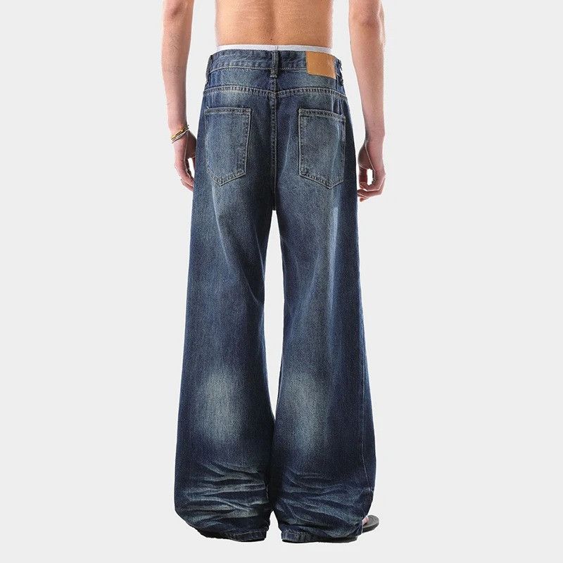 Jean Washed Gradient Color Men's Denim Size US 32 / EU 48 - 4 Thumbnail