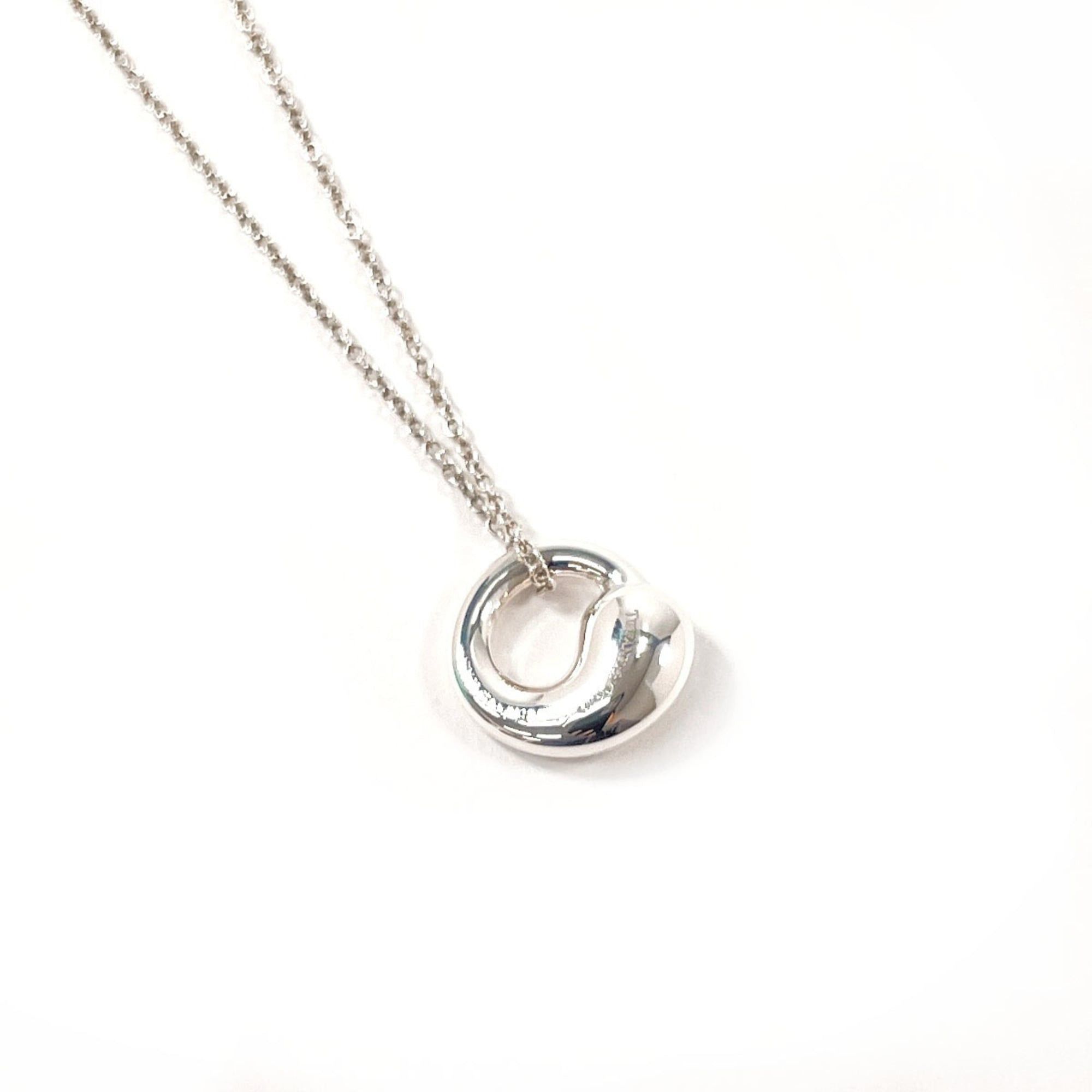 Tiffany & Co. TIFFANY&Co. Tiffany Eternal Circle Elsa Peretti Necklace, Sterling Silver 925, Women's Size ONE SIZE - 1 Thumbnail