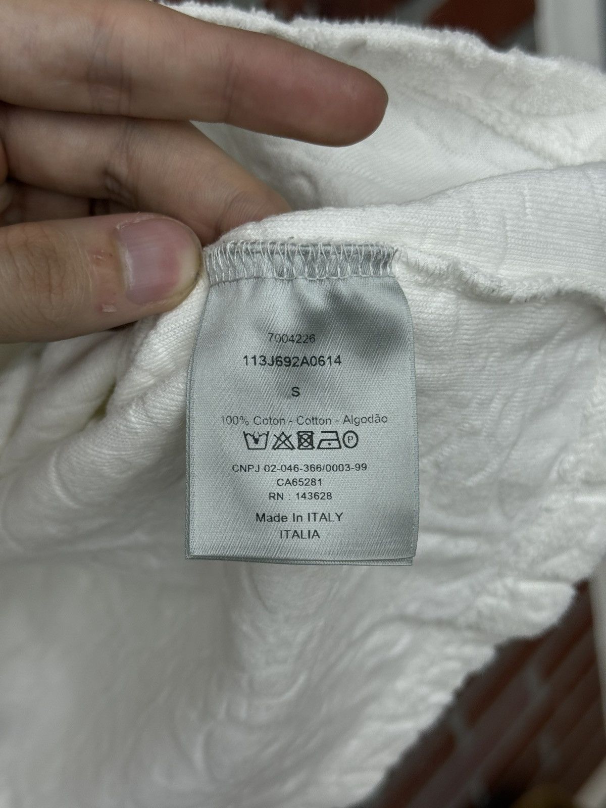 Dior Dior Oblique White Exlusive Color Tee Shirt Size Small Size US S / EU 44-46 / 1 - 13 Thumbnail