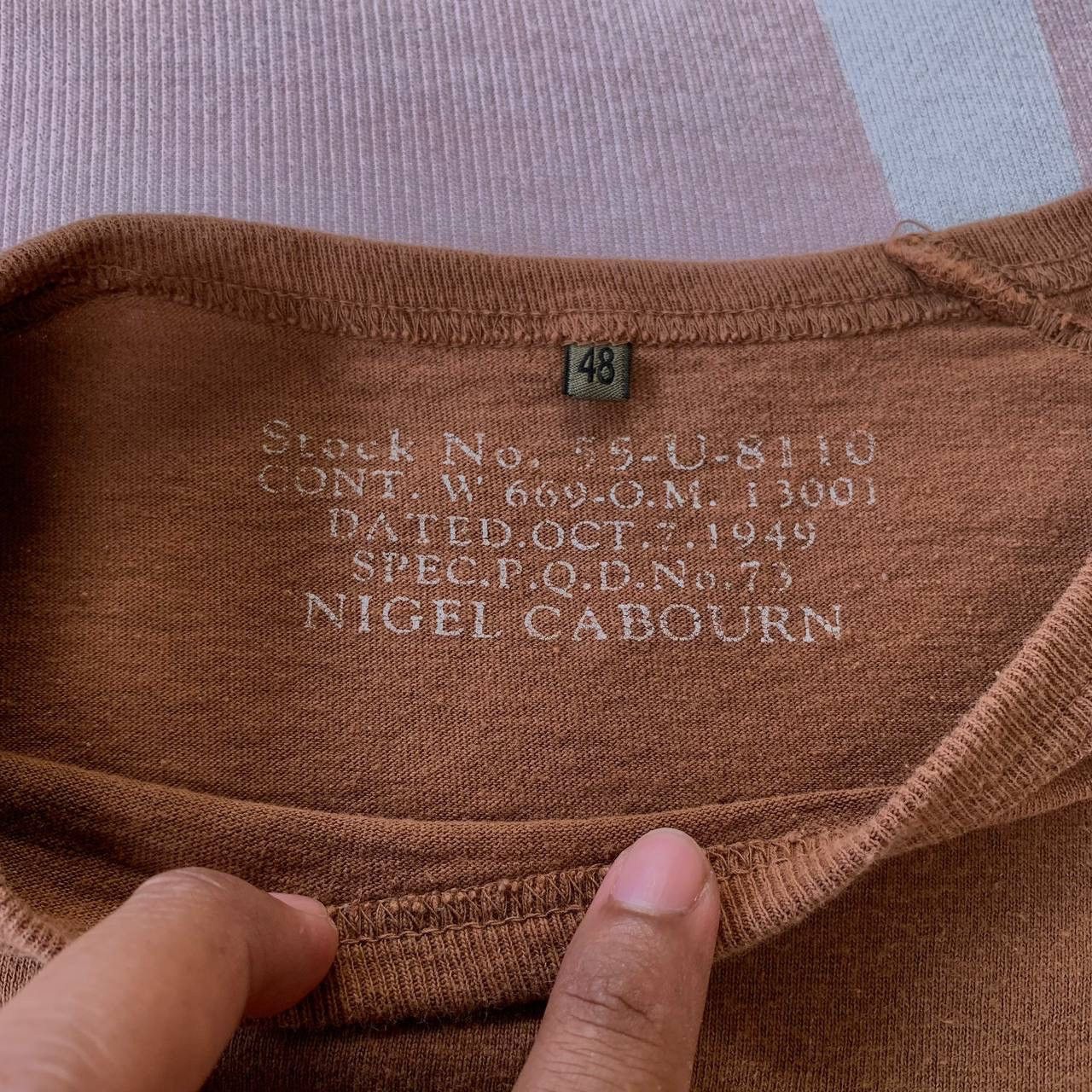 Nigel Cabourn Rare Vintage Nigel Cabourn Military Pocket Tees Size US M / EU 48-50 / 2 - 7 Thumbnail