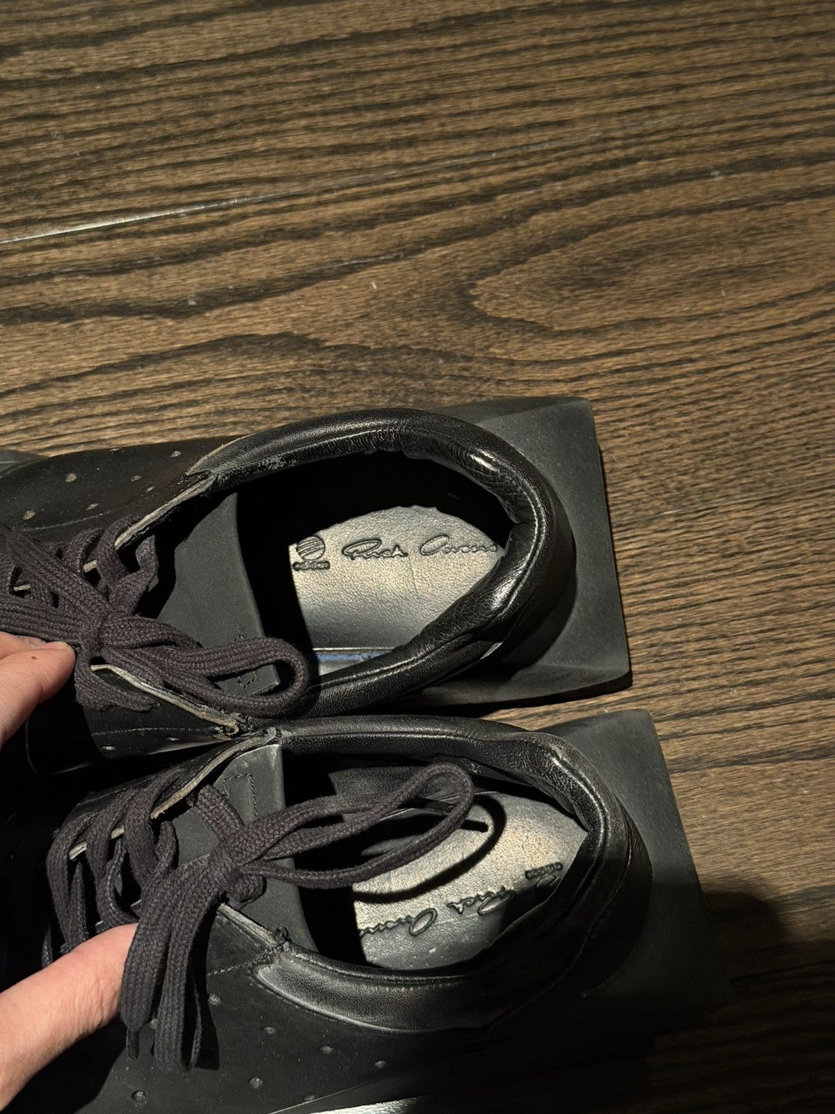 Adidas × Rick Owens Rich Owens Tech Runner Triple Black Size US 9.5 / EU 42-43 - 5 Thumbnail