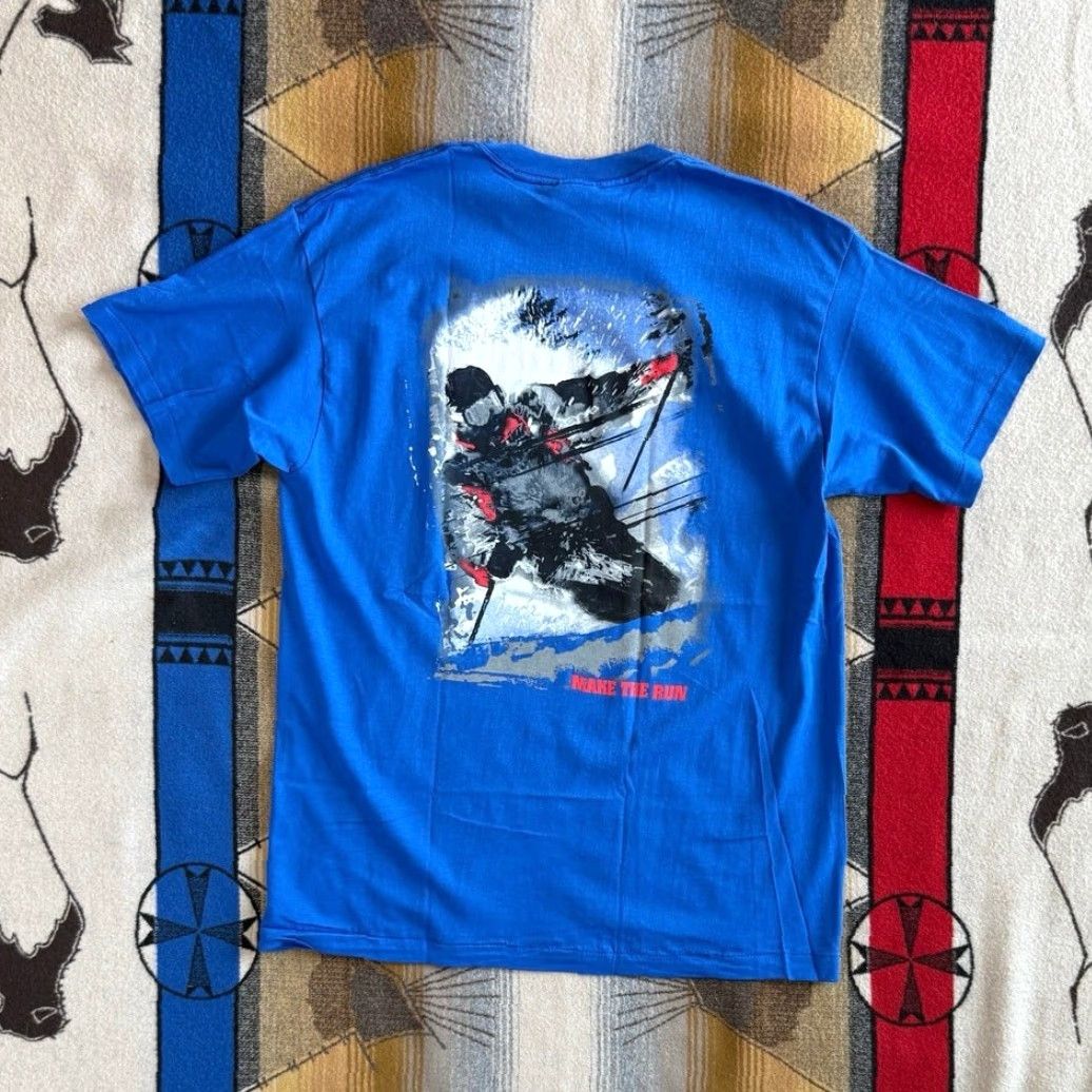 Marlboro VINTAGE Marlboro Skiing T-Shirt Men’s XL Blue 90’s Single Stitch Graphic Shirt Mens 90s Ski Blue XL Size US XL / EU 56 / 4 - 2 Thumbnail