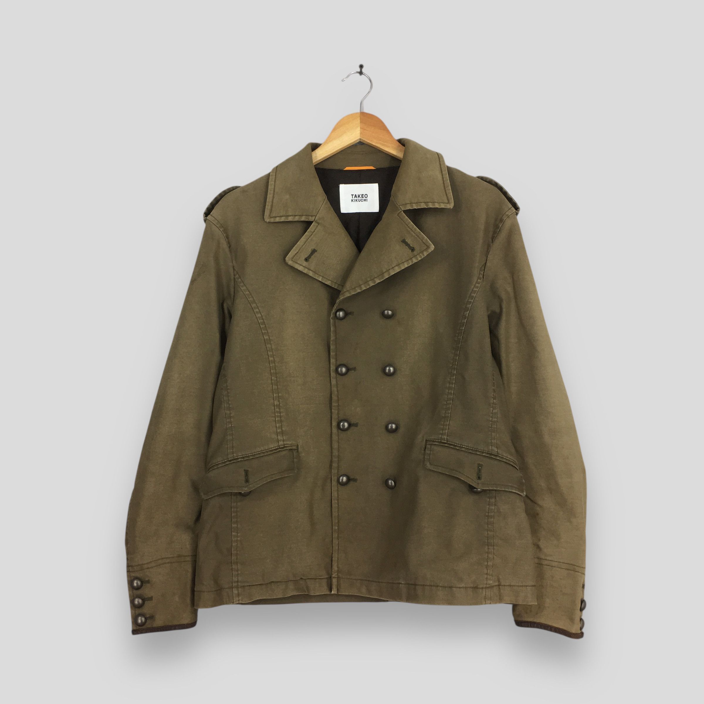 Takeo Kikuchi Vintage 1990s Takeo Kikuchi Japan Double Breasted Jacket M Size US M / EU 48-50 / 2 - 1 Thumbnail