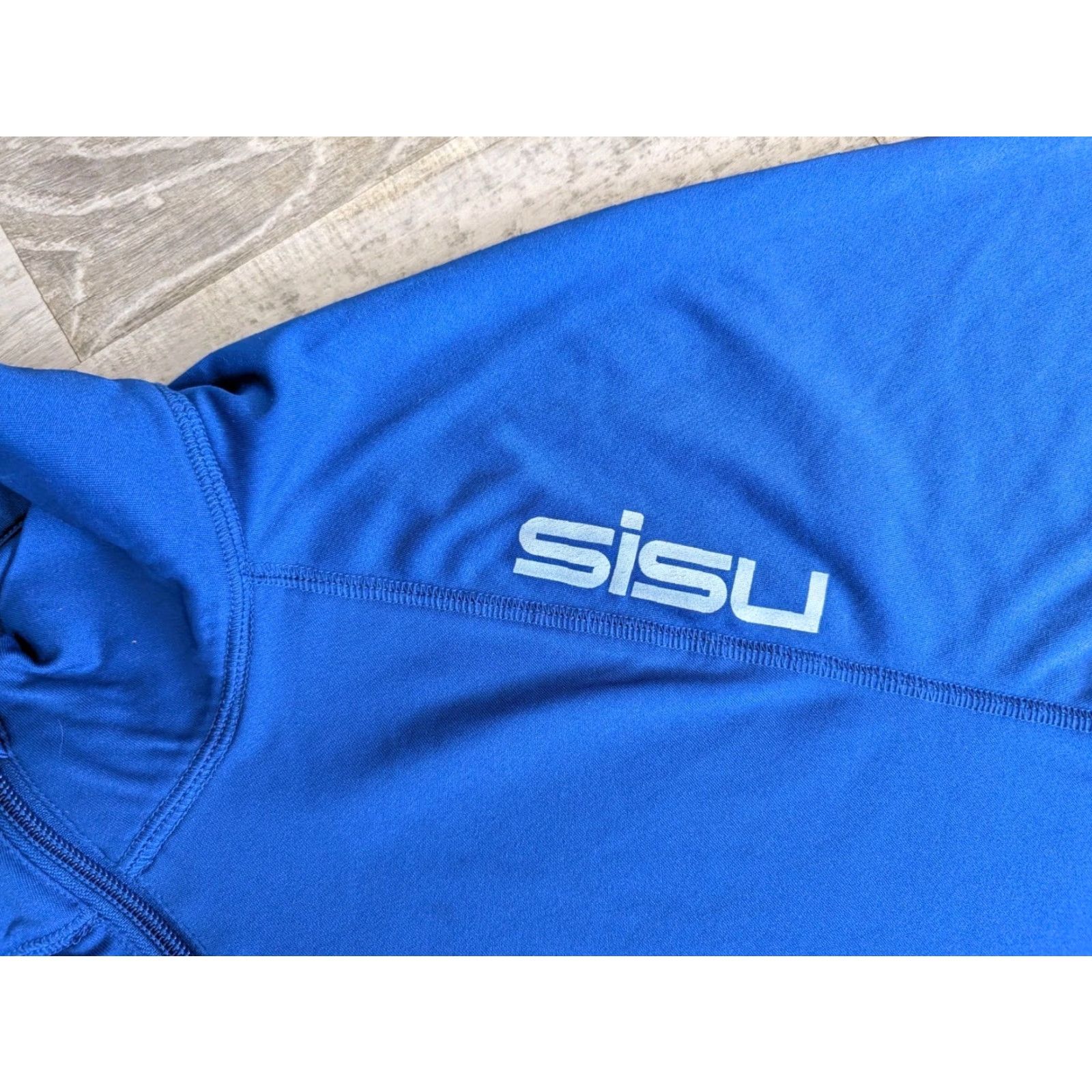Alo ALO SISU Quarter Zip Shirt Mens XL Blue Pullover 1/4 Zip All Seasons Breathable Logo 29.5in 44 Chest Casual Sports Golf Hiking Yoga Mens Size US XL / EU 56 / 4 - 6 Thumbnail