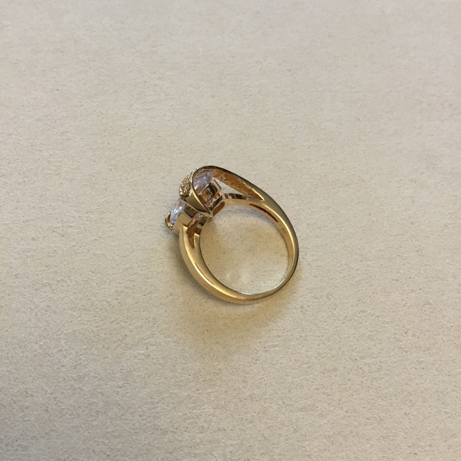 Other Gold Oval Stone Wrapped Ring Size ONE SIZE - 9 Thumbnail