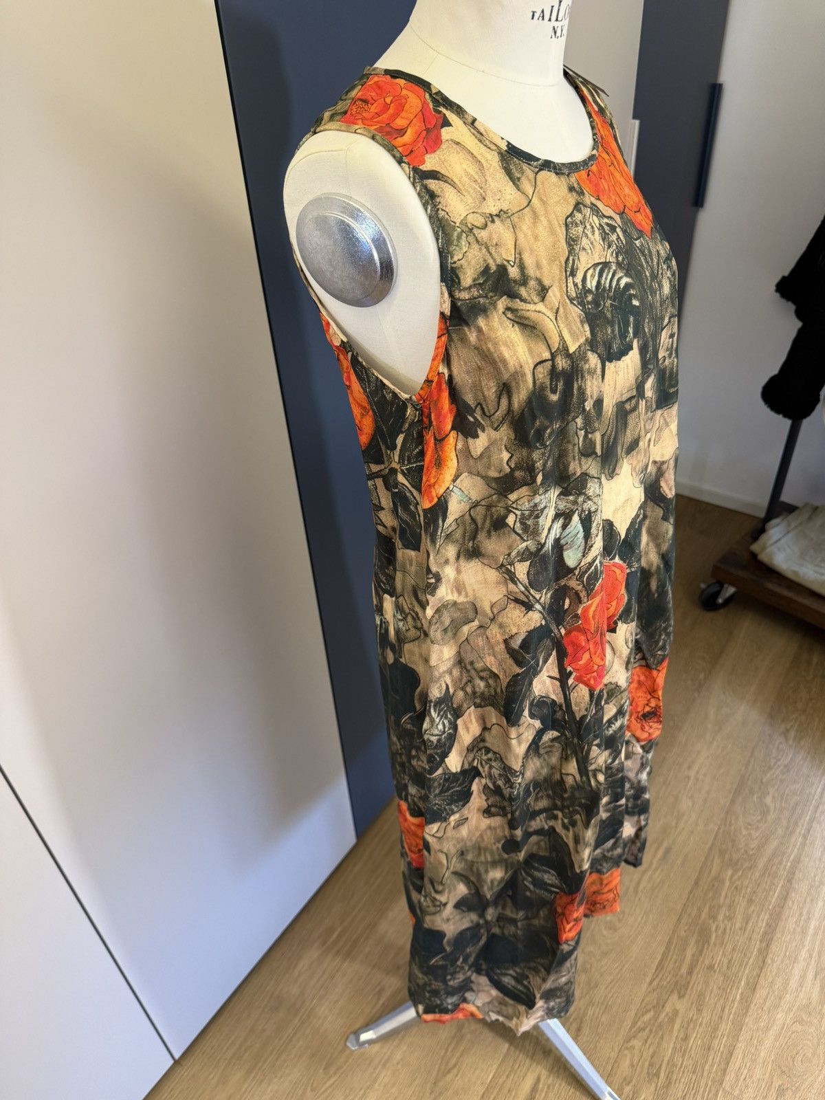 R13 R13 Sleeveless Midi - Camo Rose Size M / US 6-8 / IT 42-44 - 9 Thumbnail